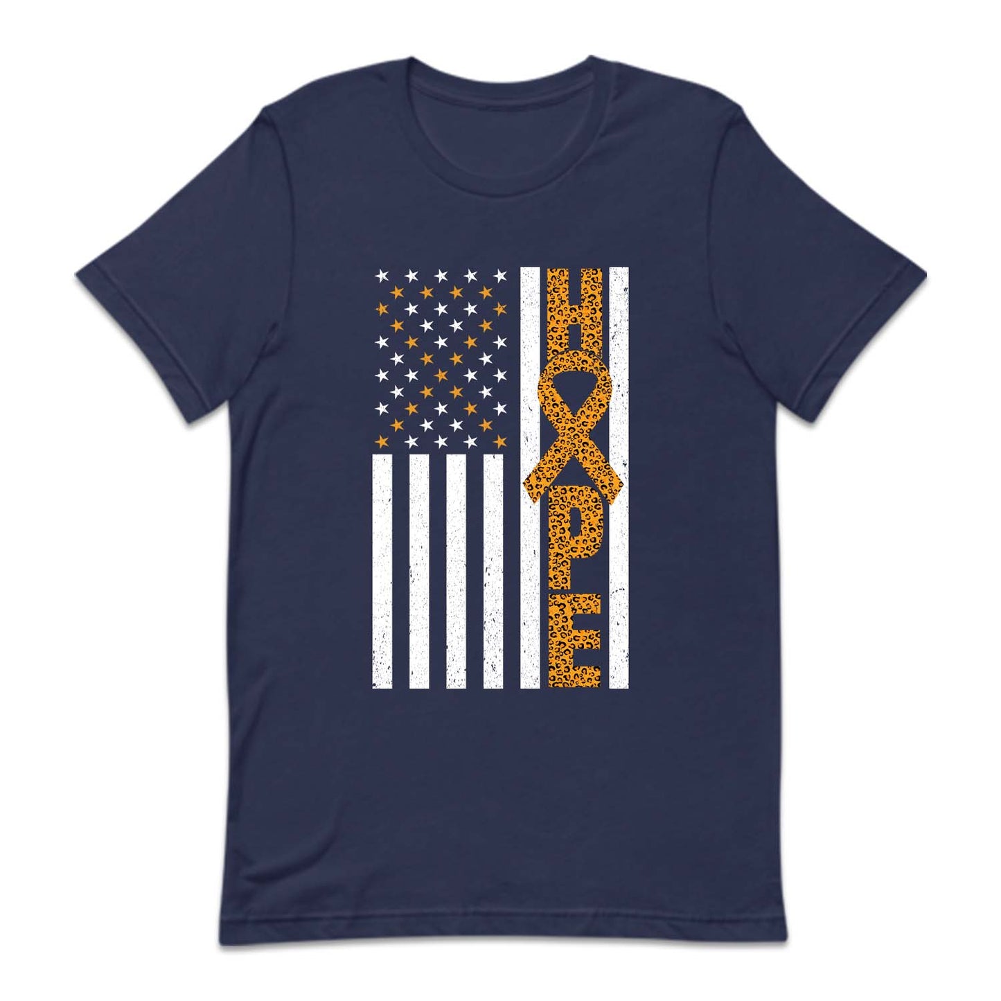 Hope COPD Awareness USA Flag Lung Health Support | PRODUCT CODE: HPAMRCNFLG