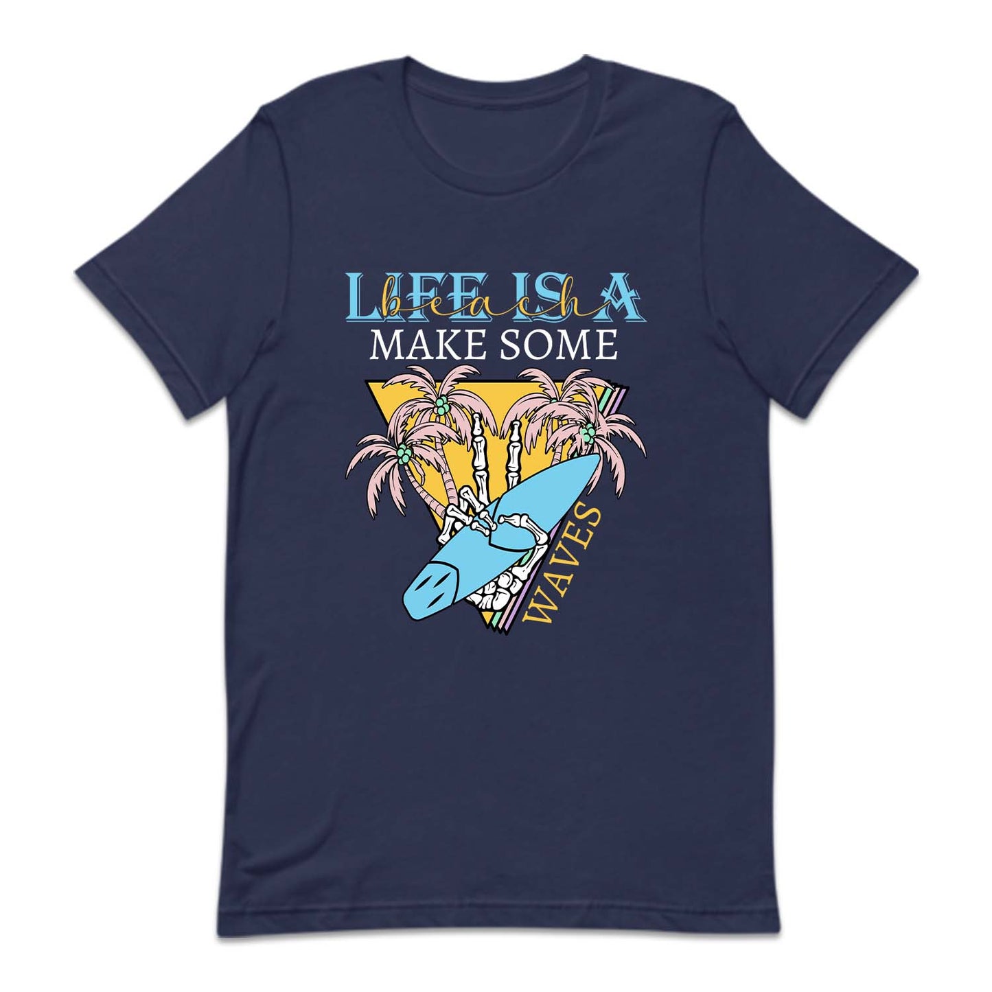 Life is a Beach Make Some Waves Surfing Skeleton | PRODUCT CODE: LFSABCHMK