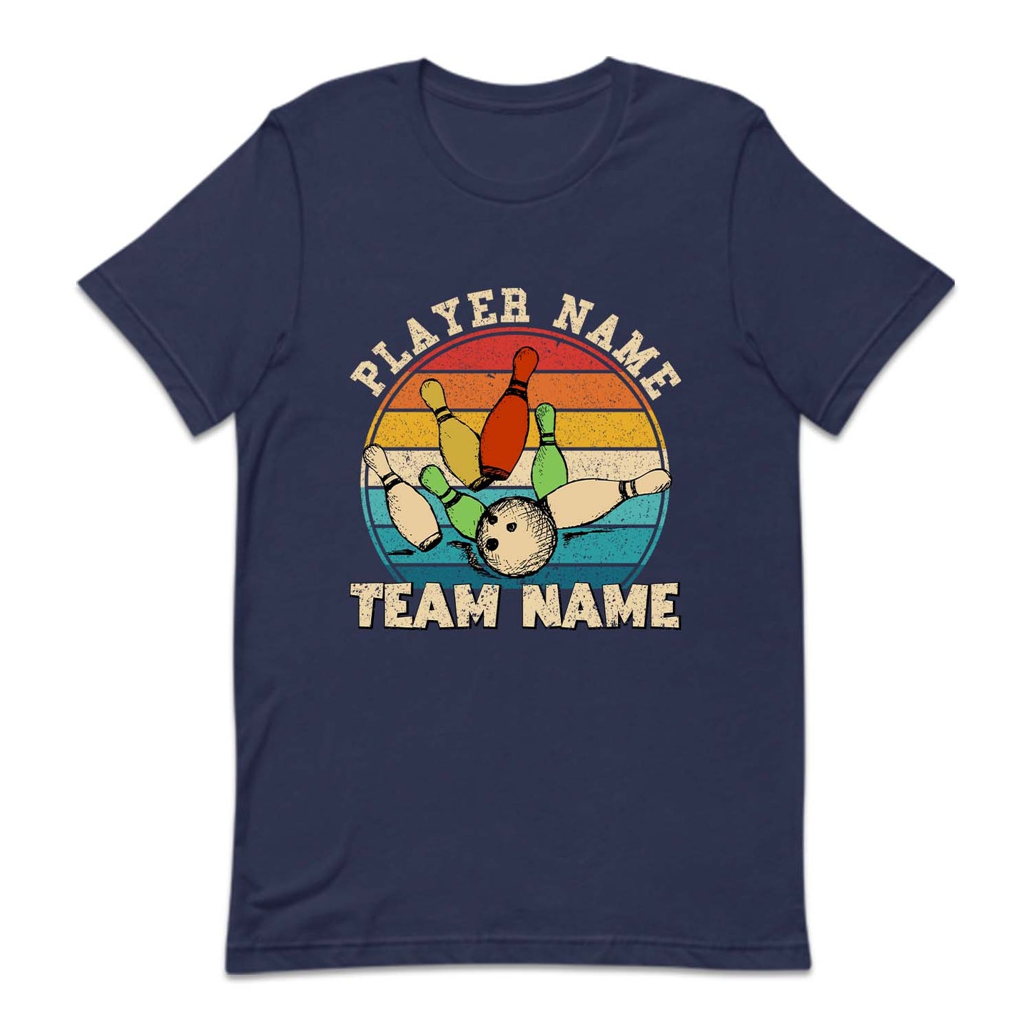 Personalized Retro Bowling Team | PRODUCT CODE: BLWGTMPL