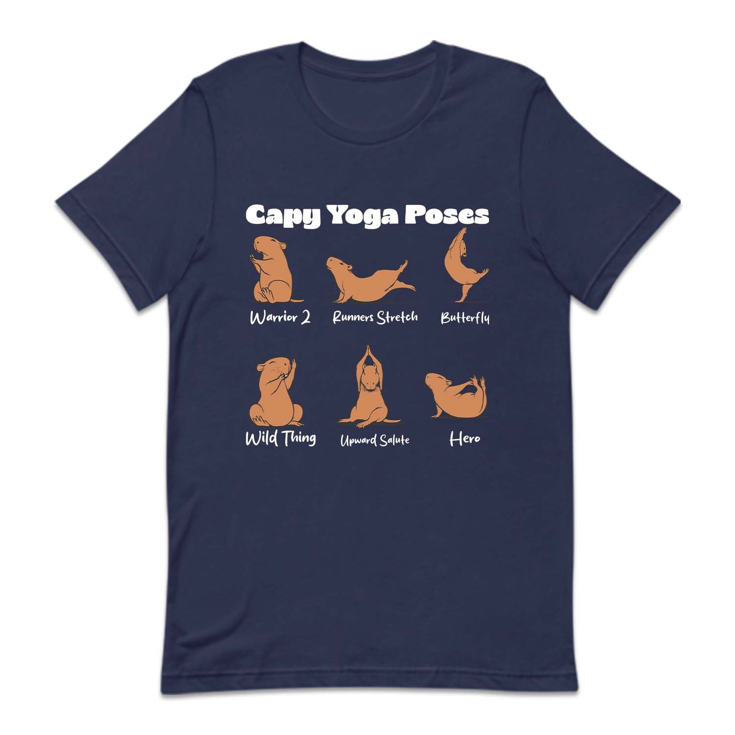 Cute Capybara Yoga Poses | PRODUCT CODE: YGCPYSOBR