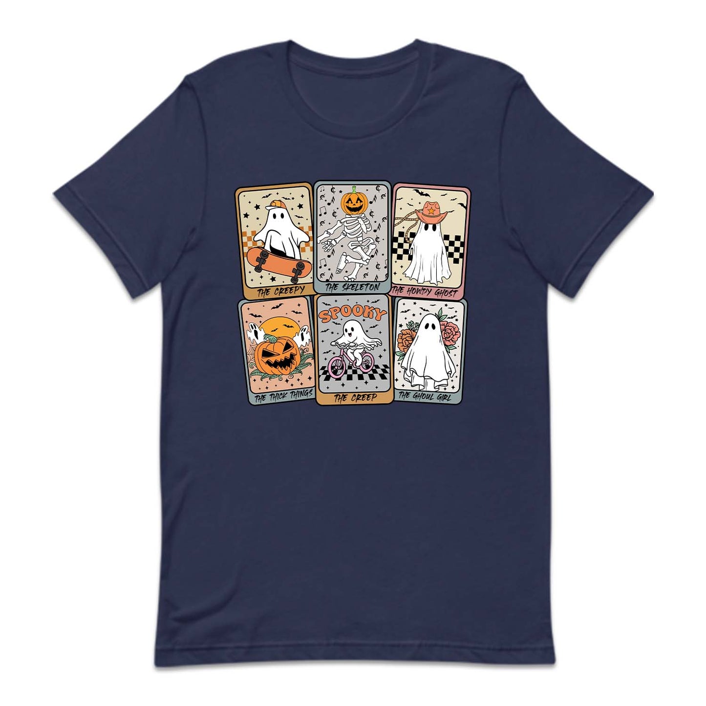 Retro Halloween Ghost Tarot Cards Spooky Ghostly Season | PRODUCT CODE: HLWGSOTHR