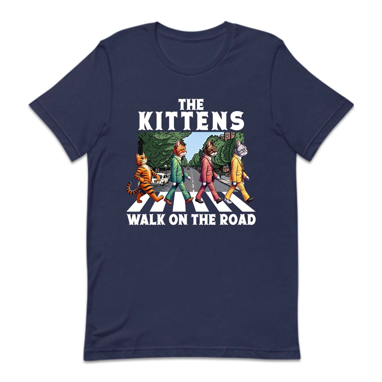 The Kittens Walk On The Road Cute Cat Crosswalk | PRODUCT CODE: THKETNSCR