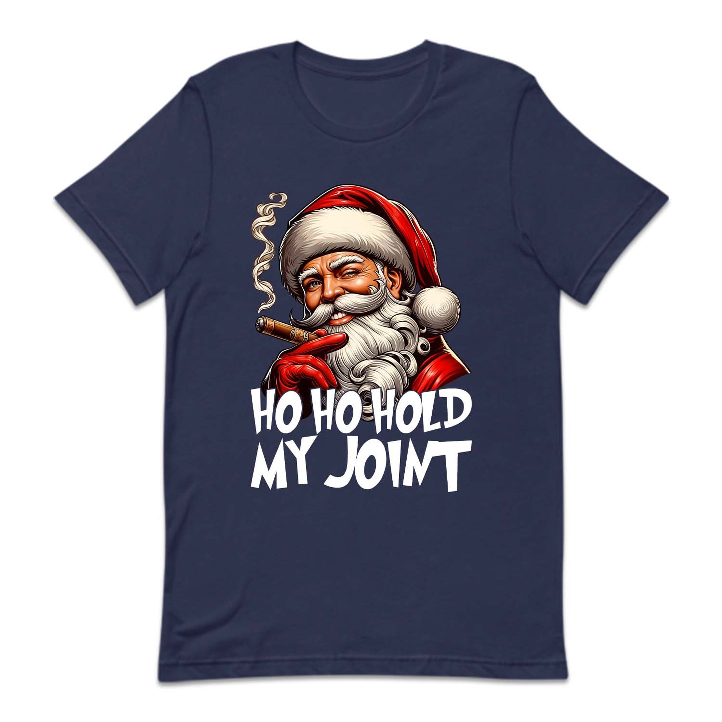 Christmas Cannabis Santa Hold My Joint Xmas | PRODUCT CODE: STNAHLDJCH