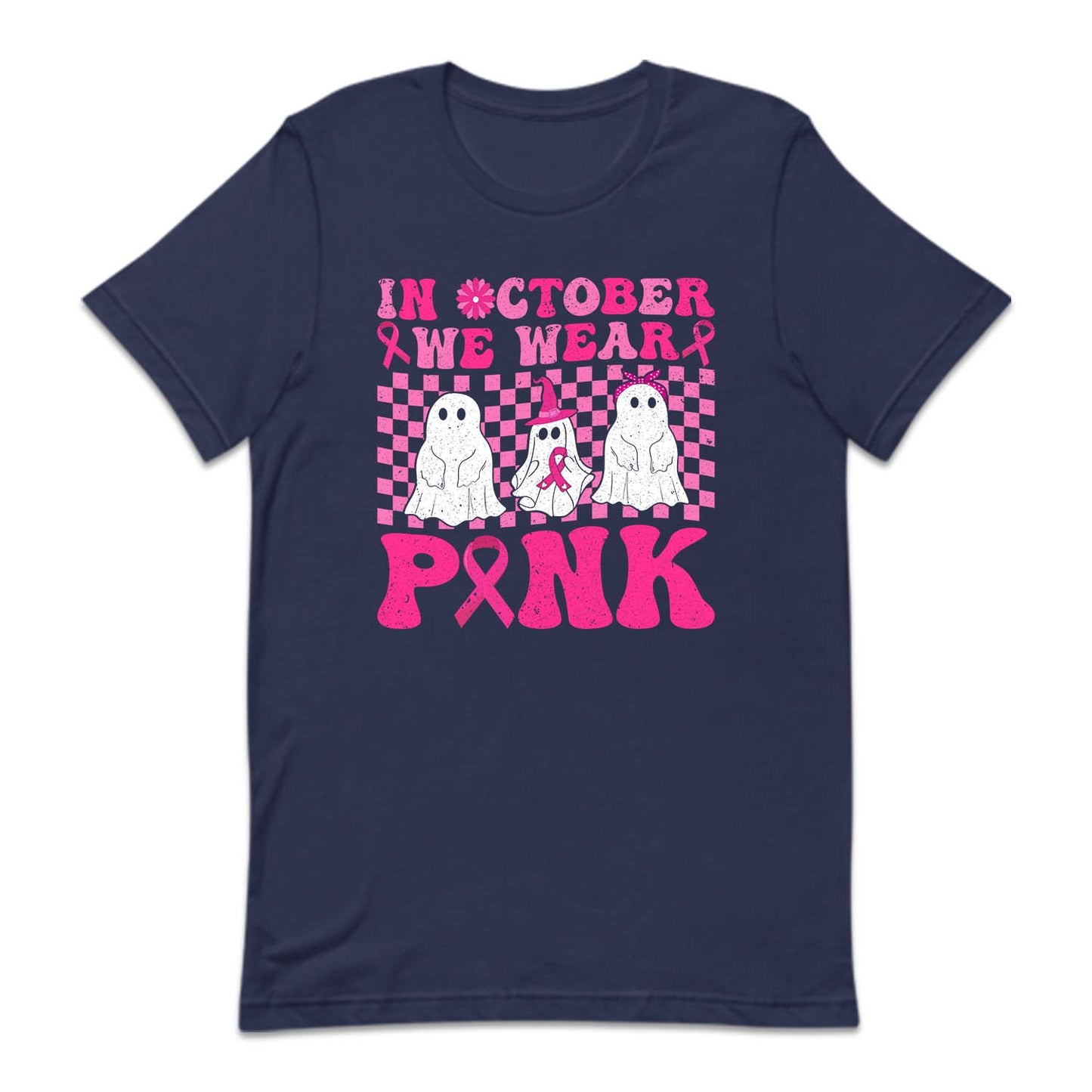In October We Wear Pink Halloween Breast Cancer Awareness | PRODUCT CODE: NOCTBRHALBA