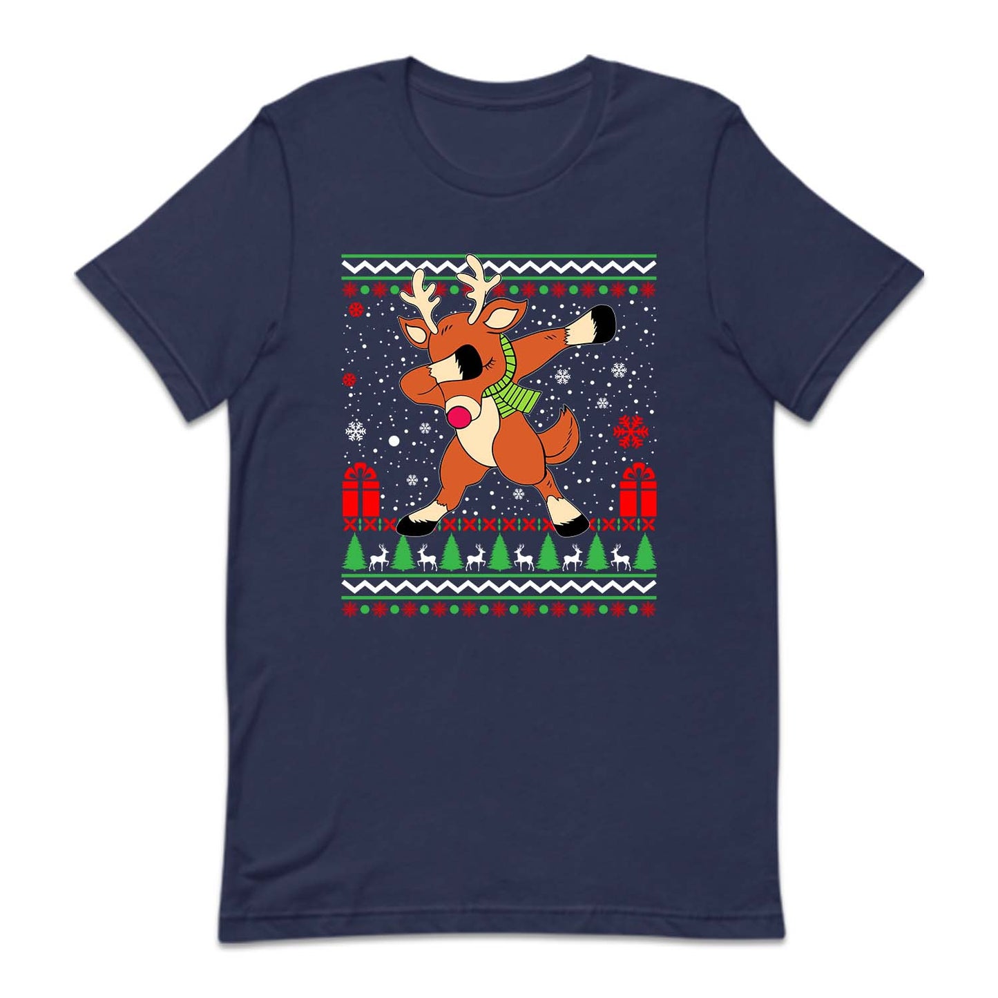 Dabbing Reindeer Christmas Rudolph Dab Dance Xmas | PRODUCT CODE: DBGRNDREFS