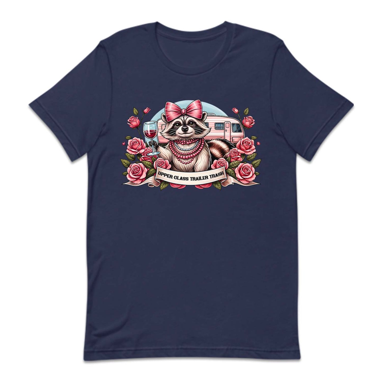 Upper Class Trailer Trash Cute Raccoon | PRODUCT CODE: UPRCLSTRSH