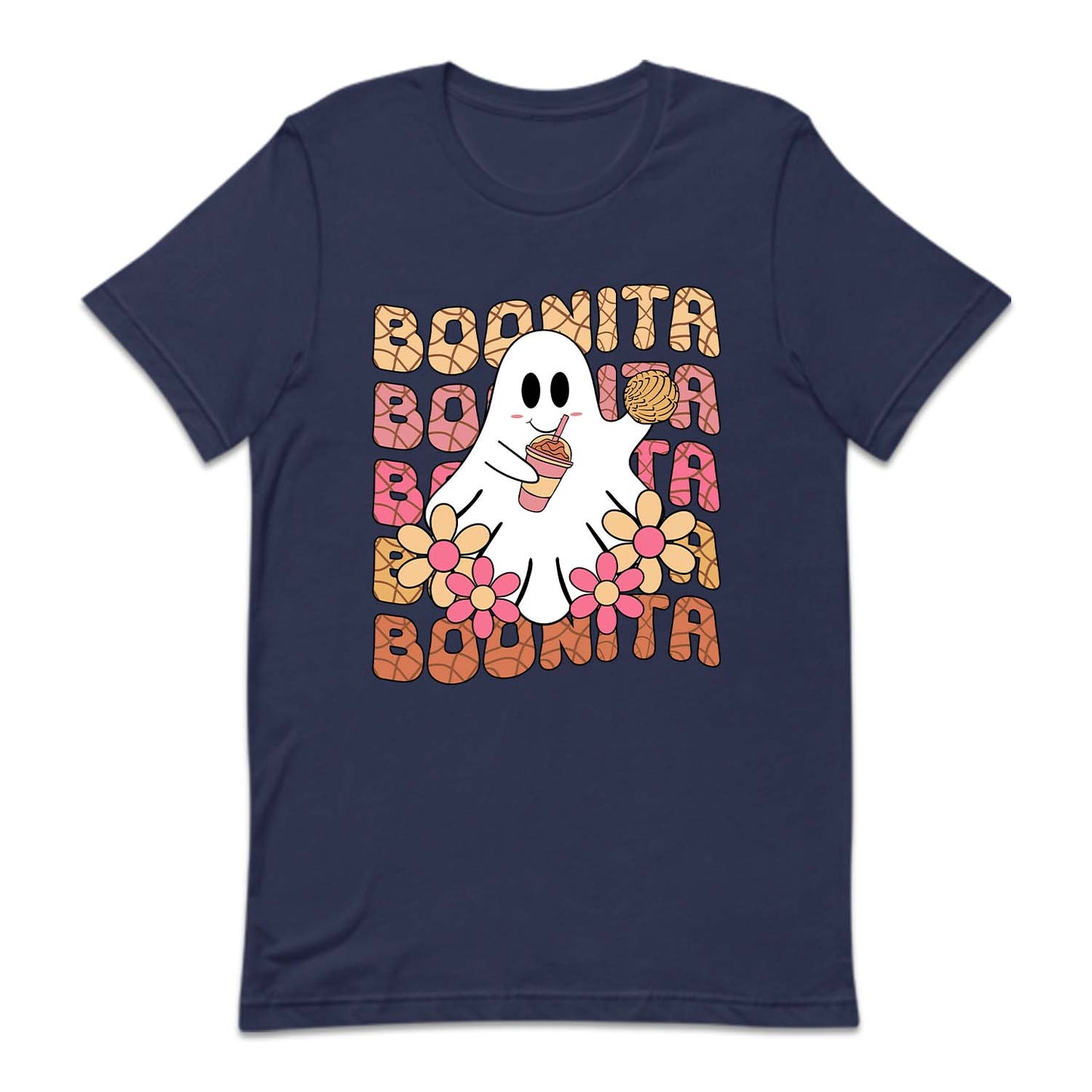 Boonita Halloween Mexican Cute Ghost Concha | PRODUCT CODE: BNTIOAHGH