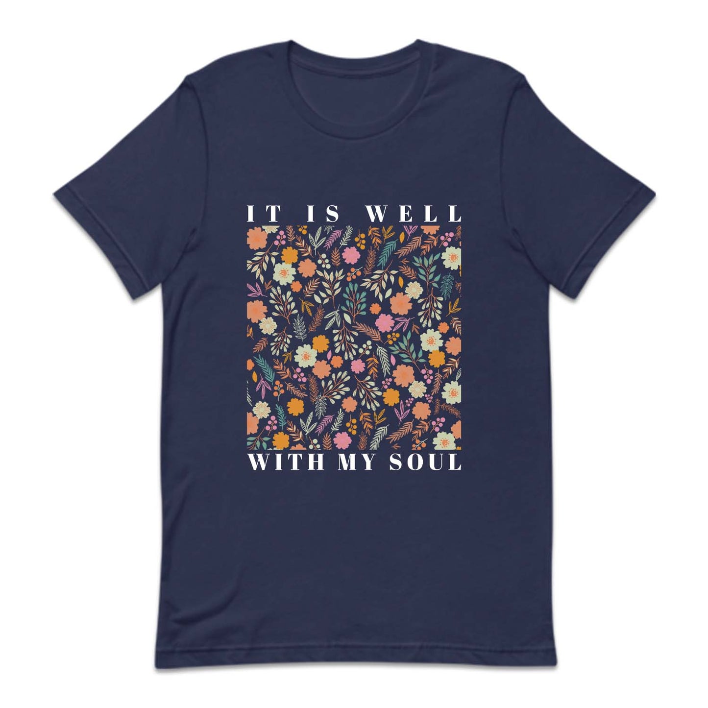 It is Well With My Soul Vintage Floral Christian Religious Soulful| PRODUCT CODE: ITSWMSLC