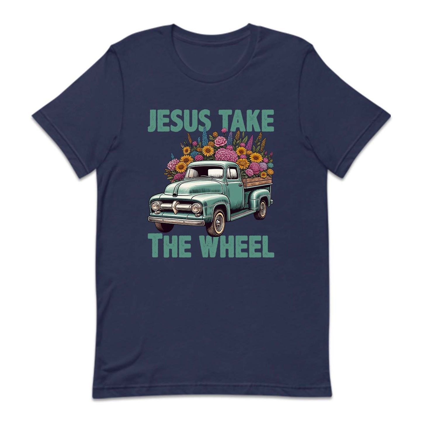 Jesus Take The Wheel Christian Floral | PRODUCT CODE: JSUTKHELCR