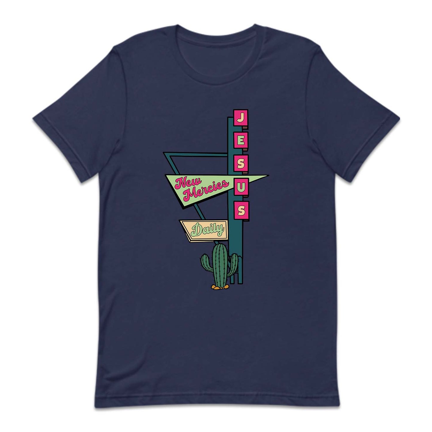 Western Christian Jesus New Mercies Daily Country Style Cactus | PRODUCT CODE: WTSRNCHJNM