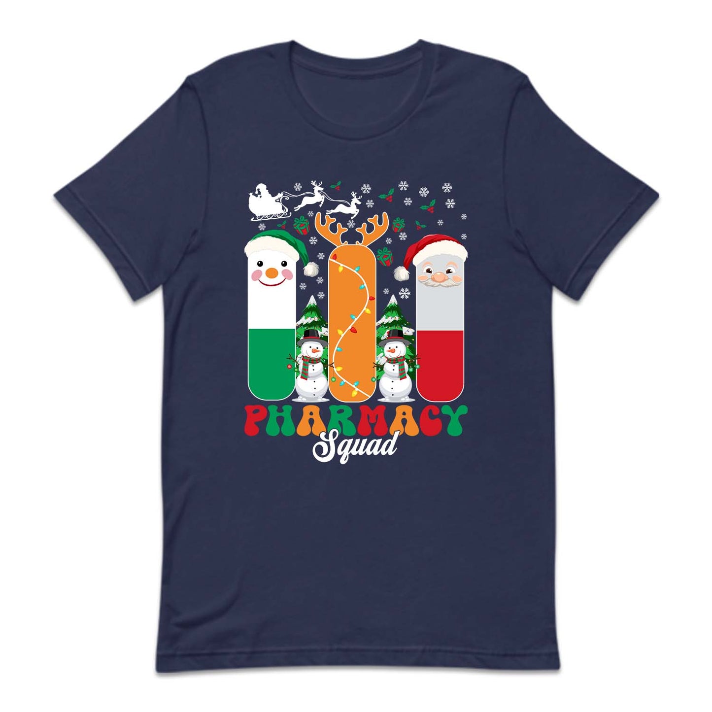 Pharmacy Pills Squad Christmas Pharmacist Xmas | PRODUCT CODE: PHRSQDUCHRM