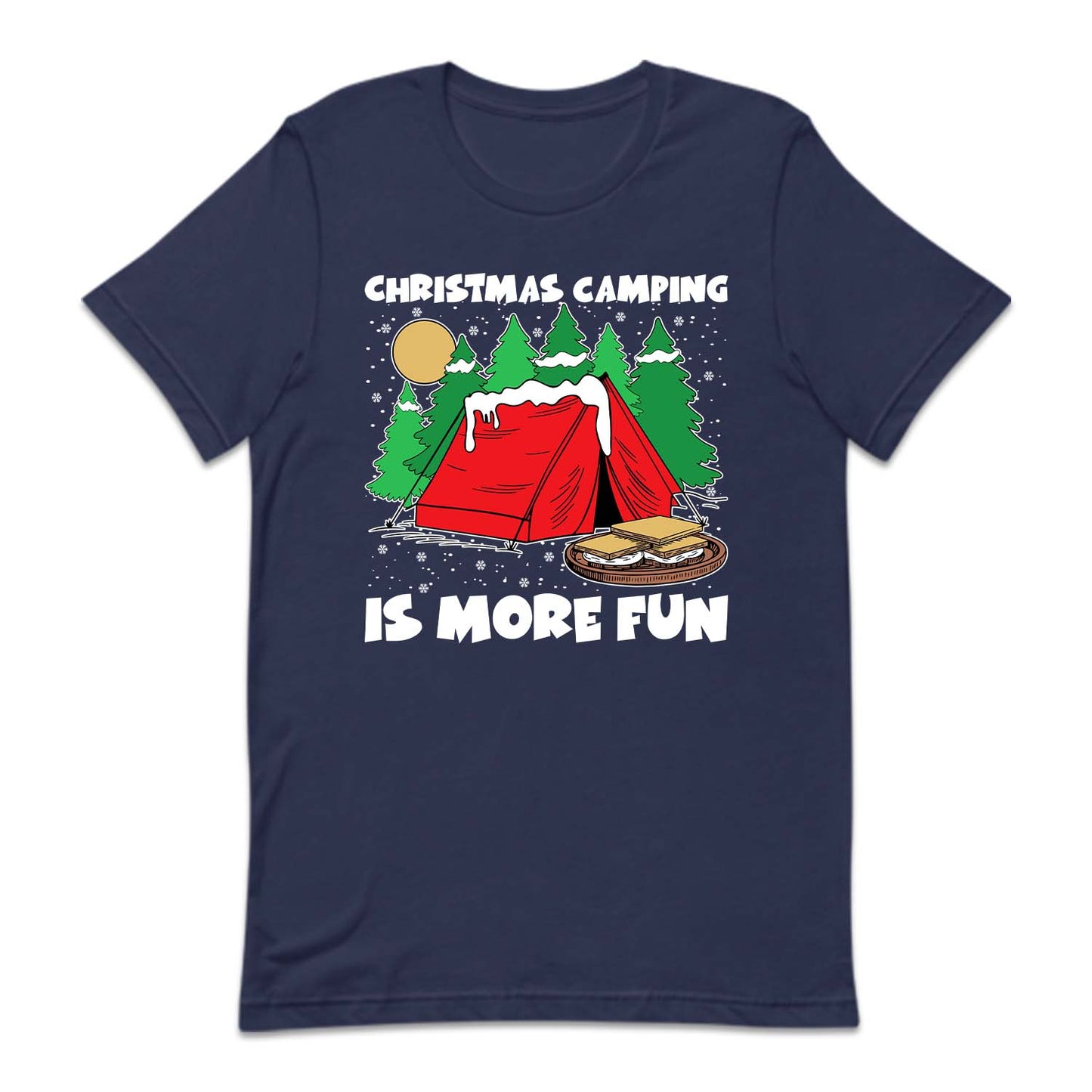 Christmas Camping Is More Fun Winter Holiday Adventure Xmas Camper | PRODUCT CODE: CRTMPNGSMRN