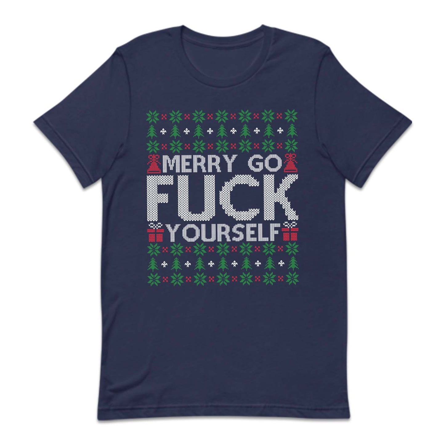 Merry Go Fuck Yourself Ugly Christmas Offensive Xmas Gag | PRODUCT CODE: MYREGFCKYS