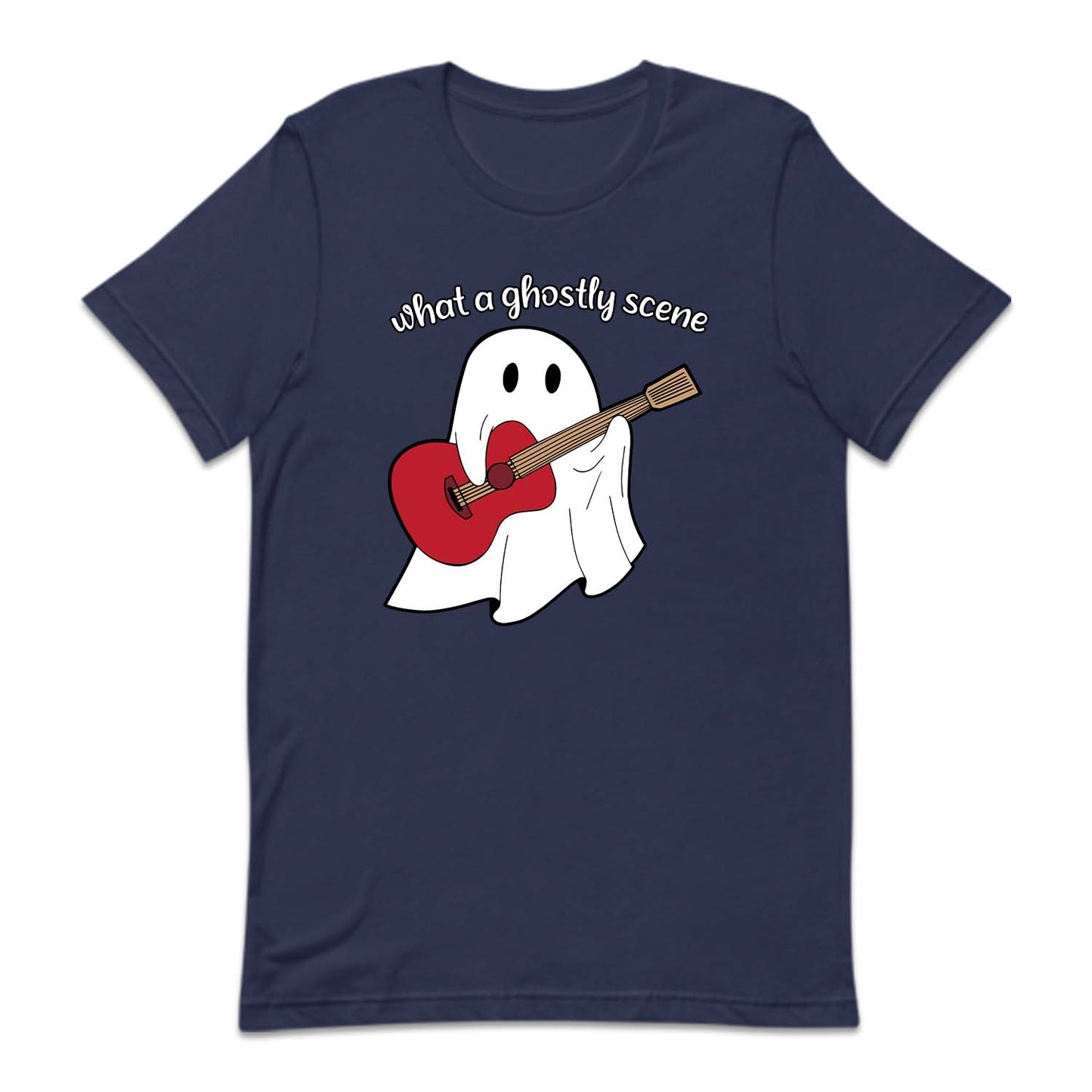 What A Ghostly Scene Ghost Playing Guitar Swiftie Halloween | PRODUCT CODE: WHGSLYTCH