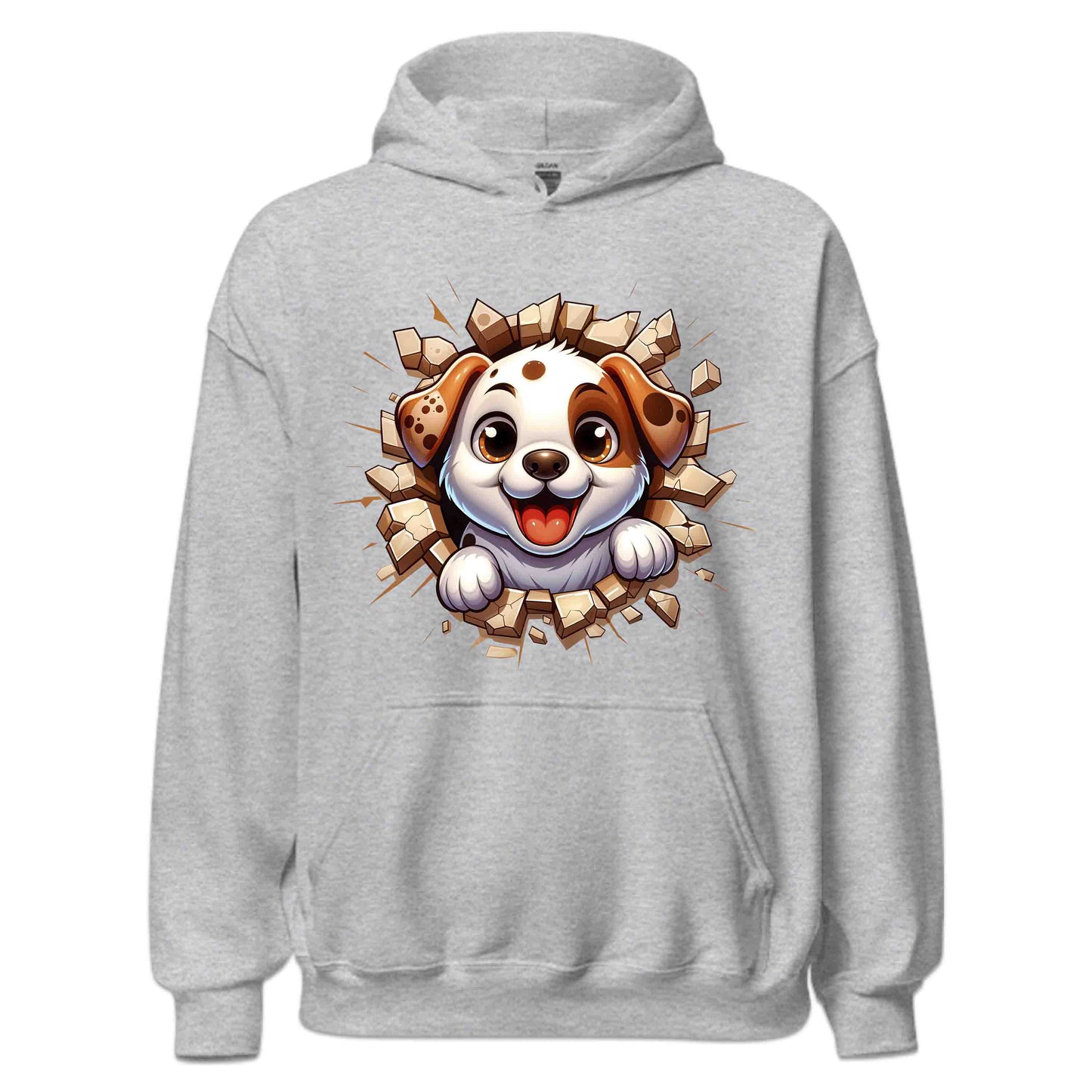 Adorable Puppy Breaking Through Wall 3D Realistic Dog | PRODUCT CODE: ASBEOWHEHKW