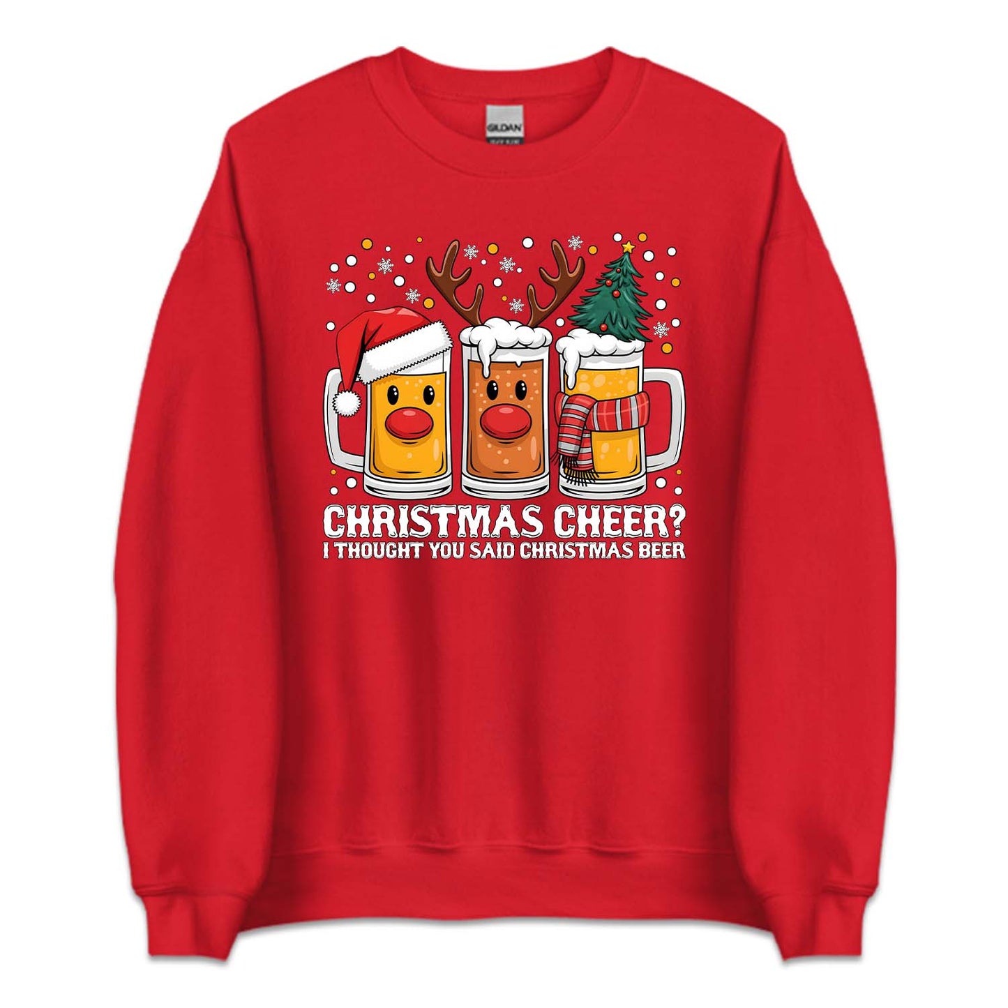Christmas Cheer I Thought You Said Christmas Beer Xmas Beer Lover | PRODUCT CODE: CHRETGHUSDB