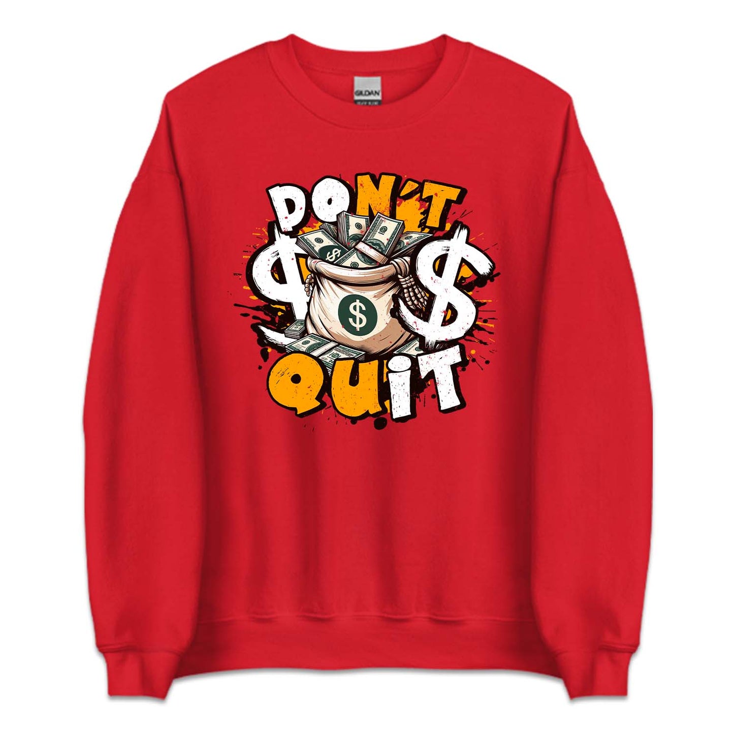 Don't Quit Money Bag Dream Chasers Inspirational Success | PRODUCT CODE: DTNQUMNBG