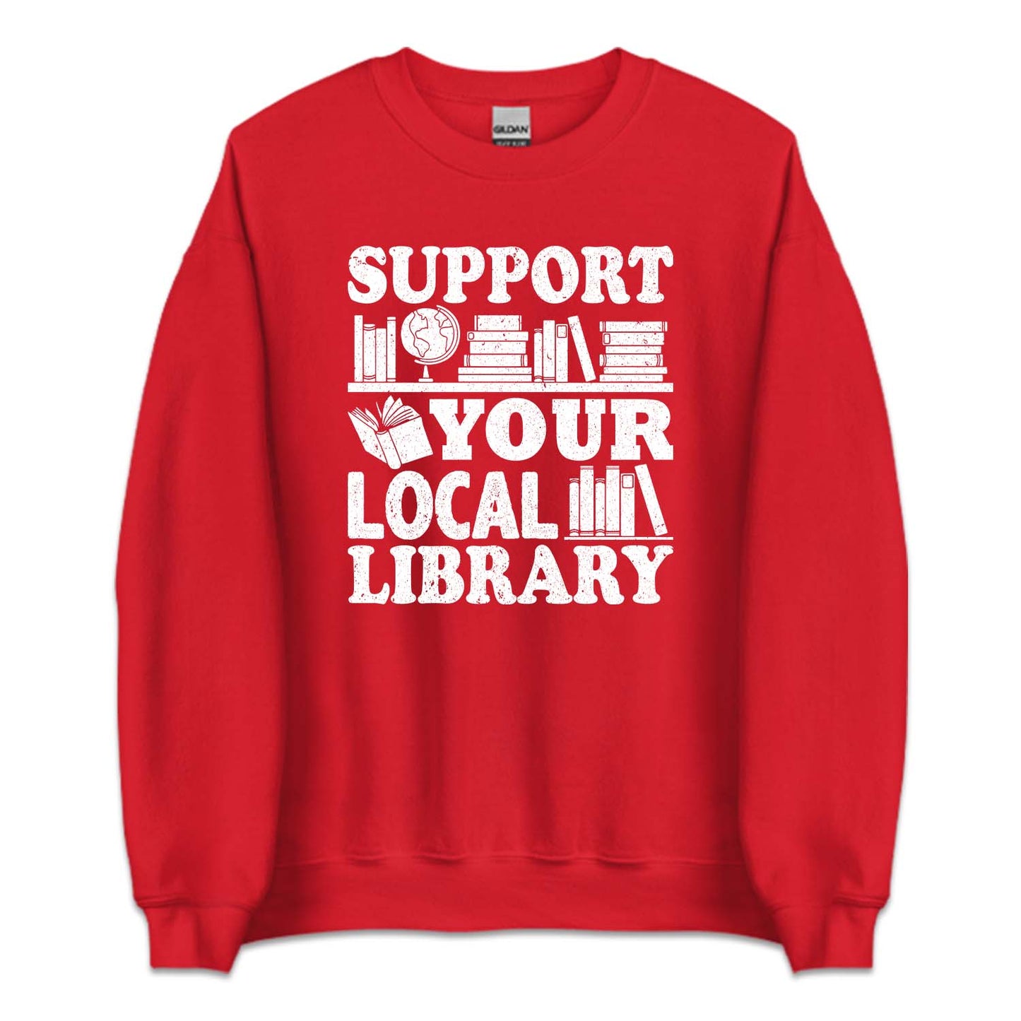 Support Your Local Library Reading Enthusiast | PRODUCT CODE: SPRUTLCOB