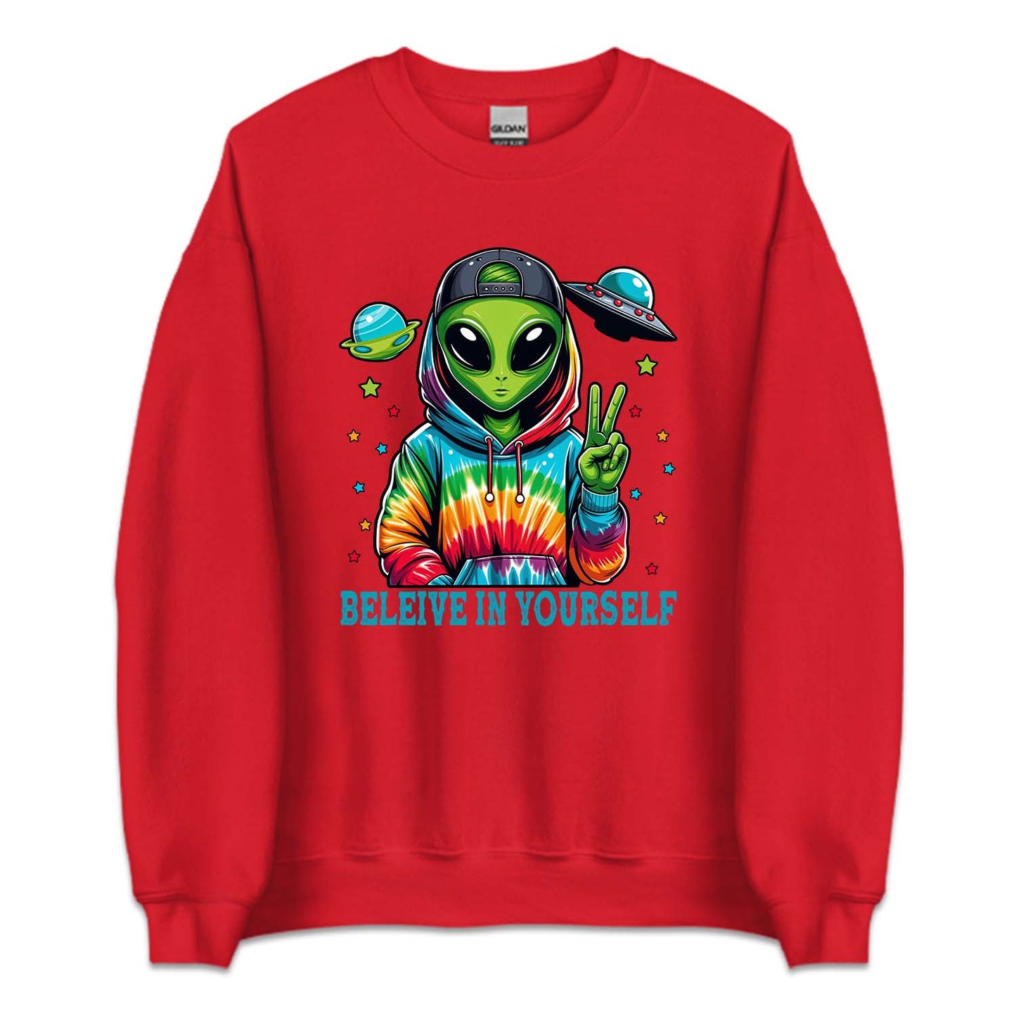 Believe In Yourself Motivational Alien | PRODUCT CODE: ALBEVNYRU