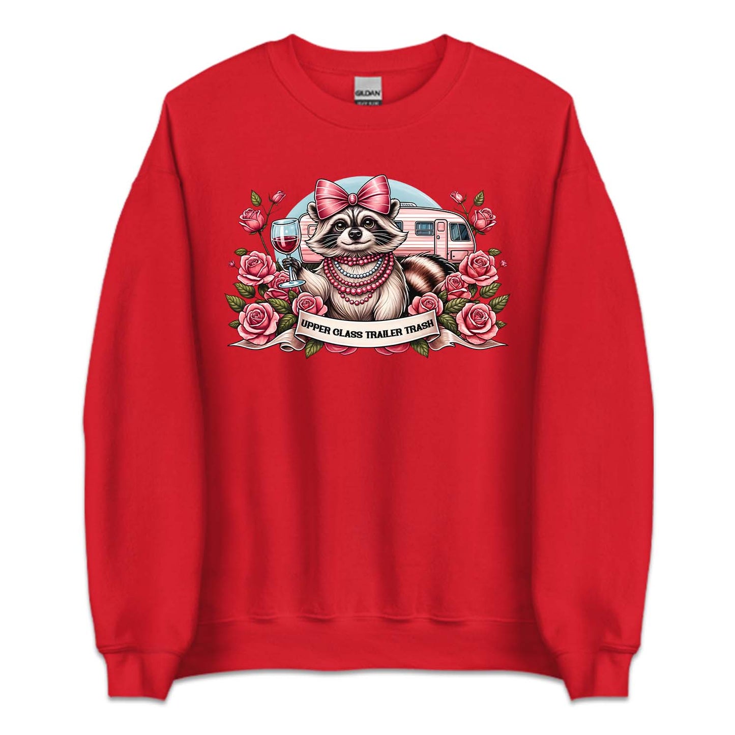 Upper Class Trailer Trash Cute Raccoon | PRODUCT CODE: UPRCLSTRSH