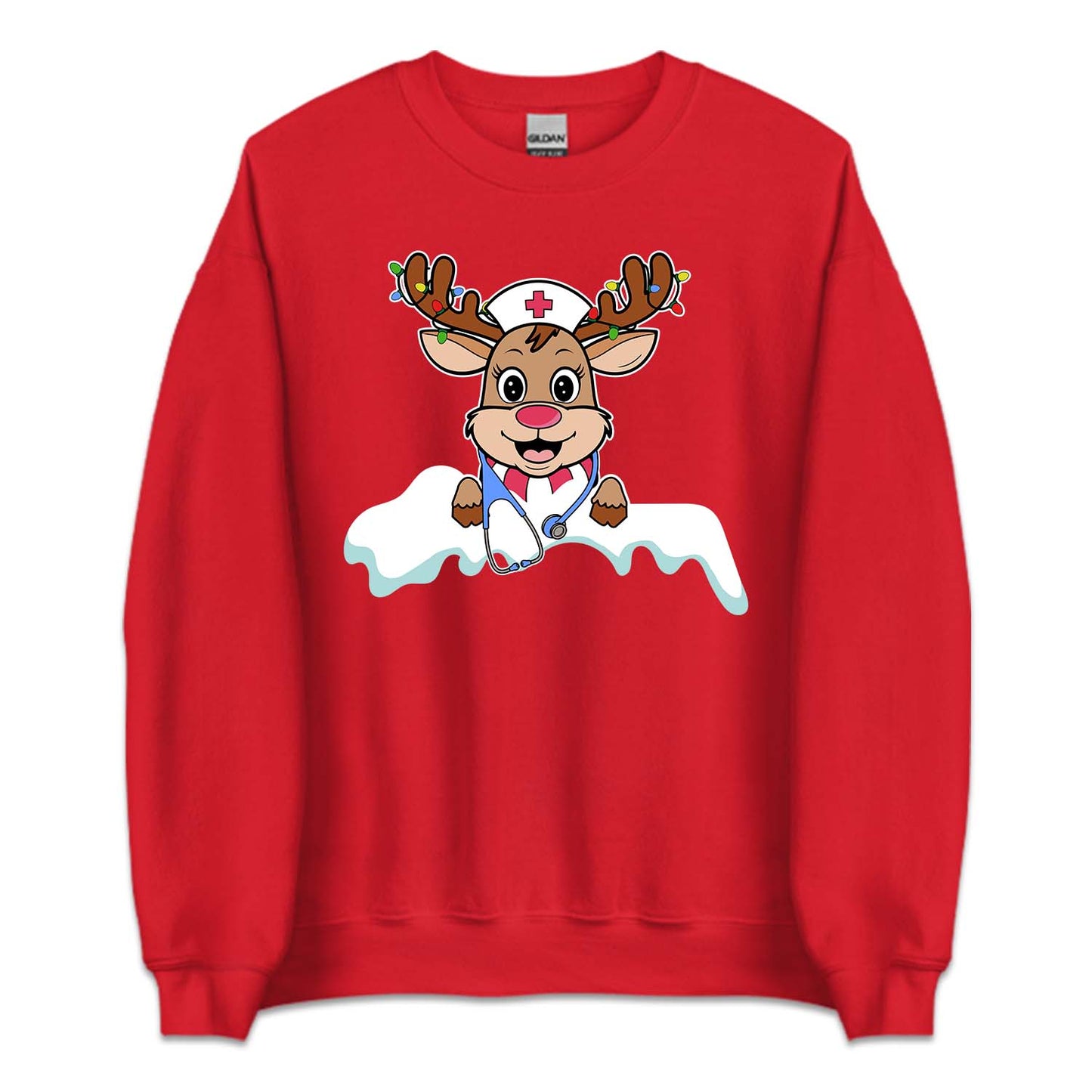 Christmas Reindeer Nurse Festive Medical Xmas Nurse | PRODUCT CODE: CHTMRNDEUSN