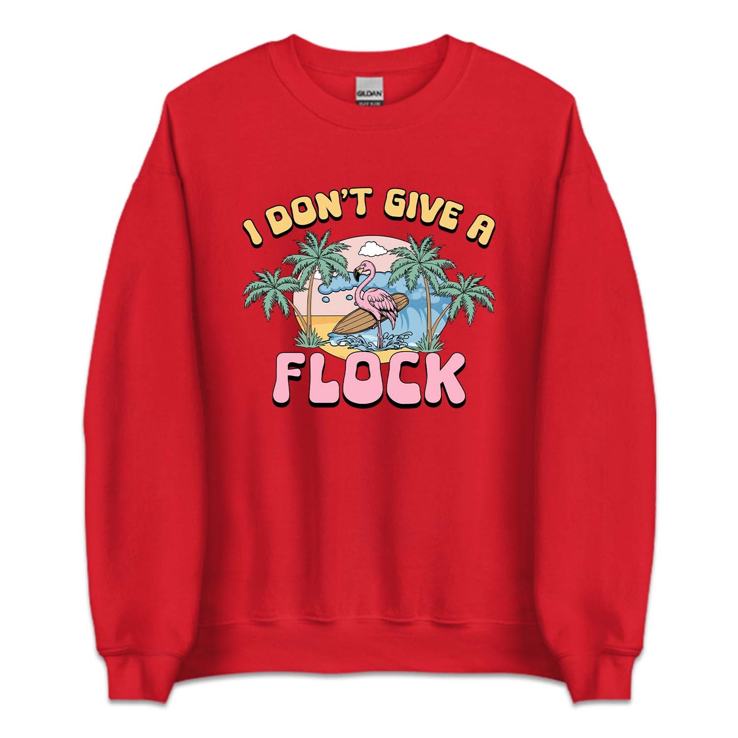 I Don't Give a Flock Funny Flamingo | PRODUCT CODE: IDNTFLKCO
