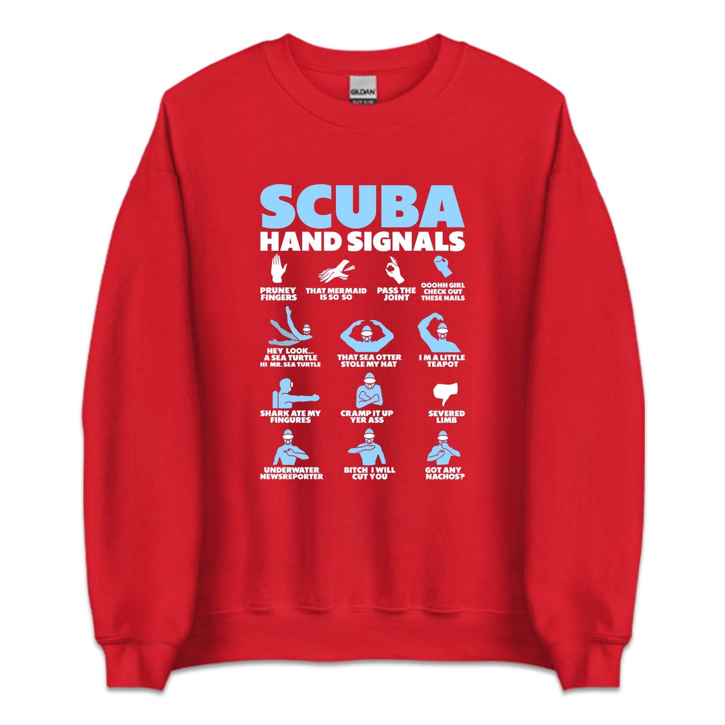 Scuba Hand Signals Ocean Adventure | PRODUCT CODE: SCBAHNDGL