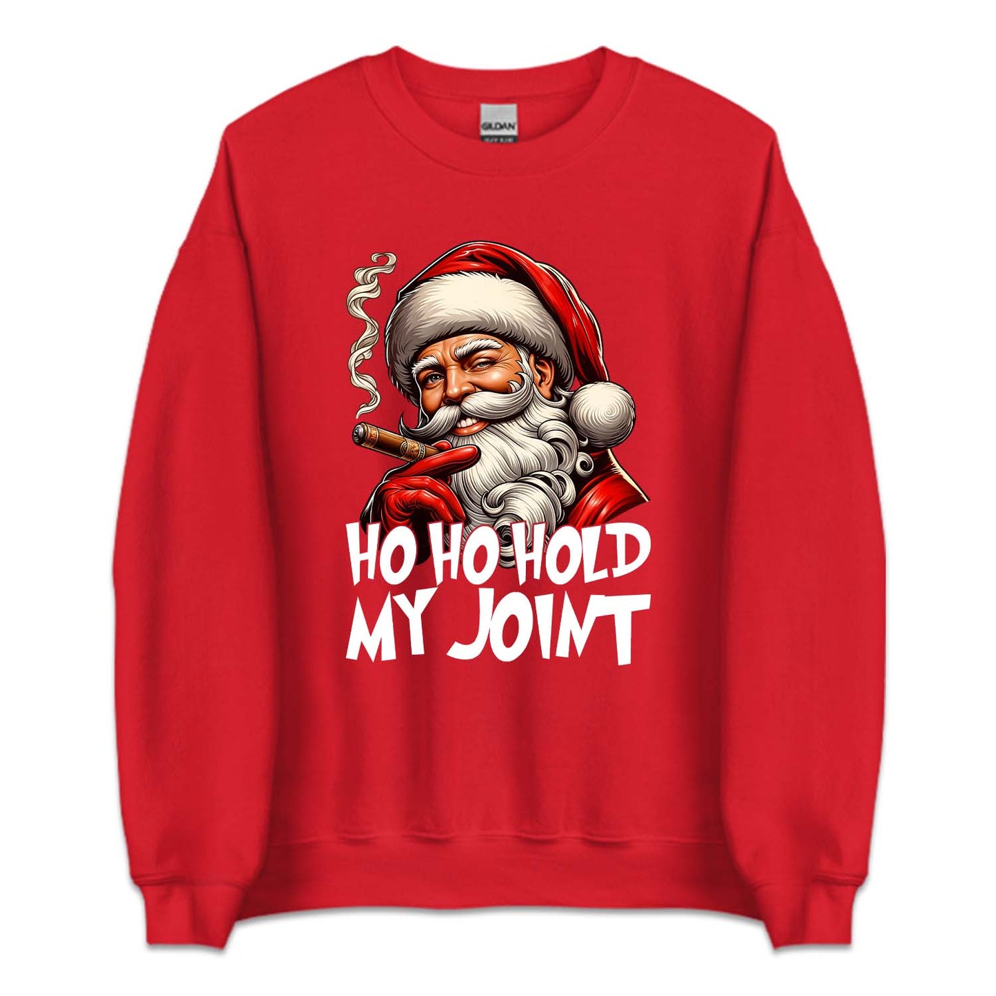 Christmas Cannabis Santa Hold My Joint Xmas | PRODUCT CODE: STNAHLDJCH