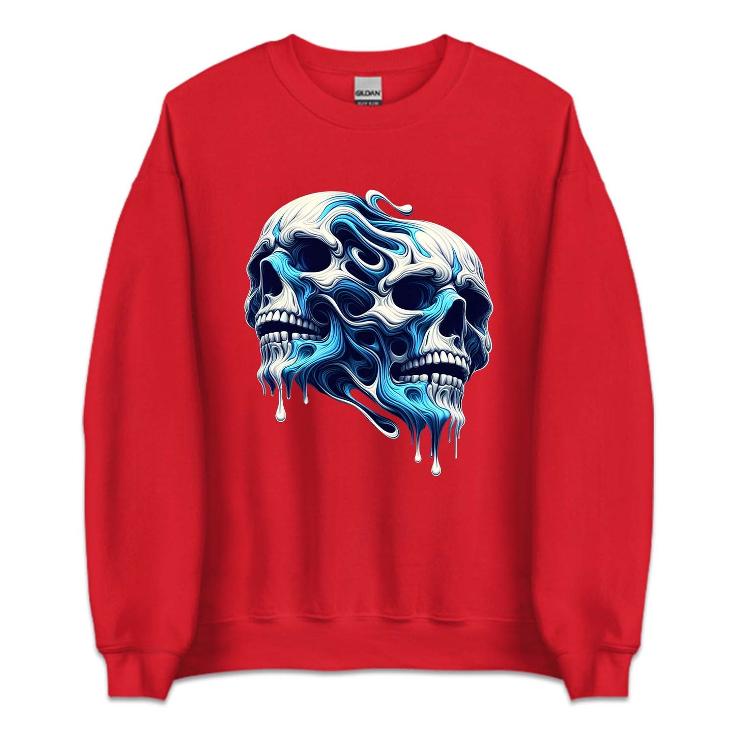 Vintage Y2k Screaming Skull Emo Nostalgia Streetwear | PRODUCT CODE: SCRGSKLUV