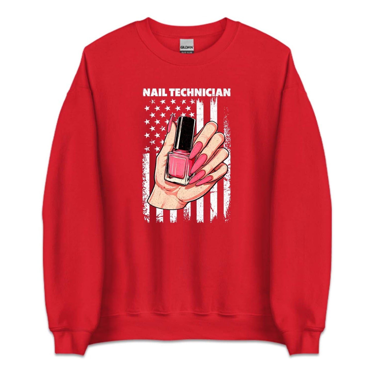 Nail Technician 4th Of July Nail Art American Flag | PRODUCT CODE: NLTCHAMRFL