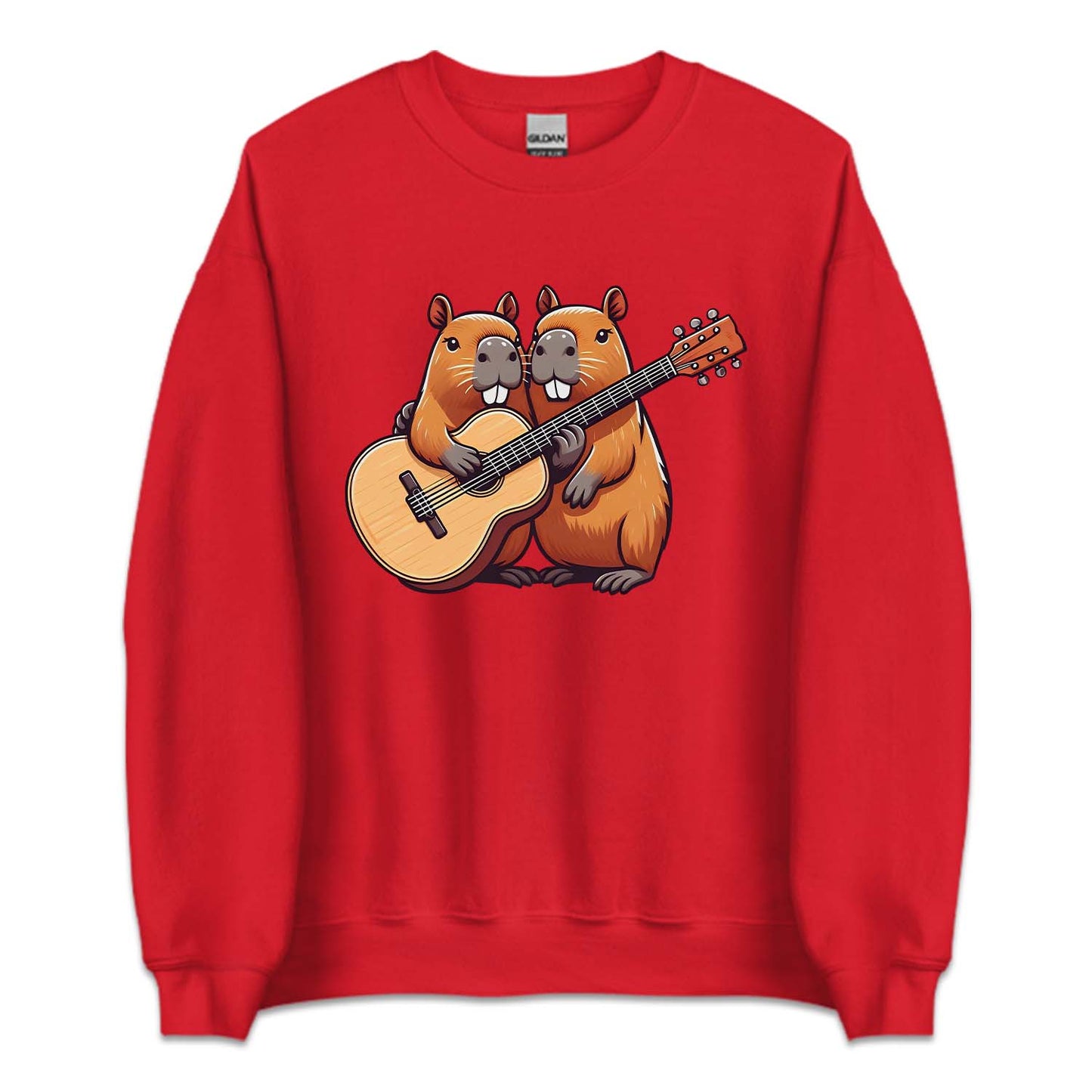 Capybara Playing Guitar Musical Capybara | PRODUCT CODE: GUTRPLYCPBR