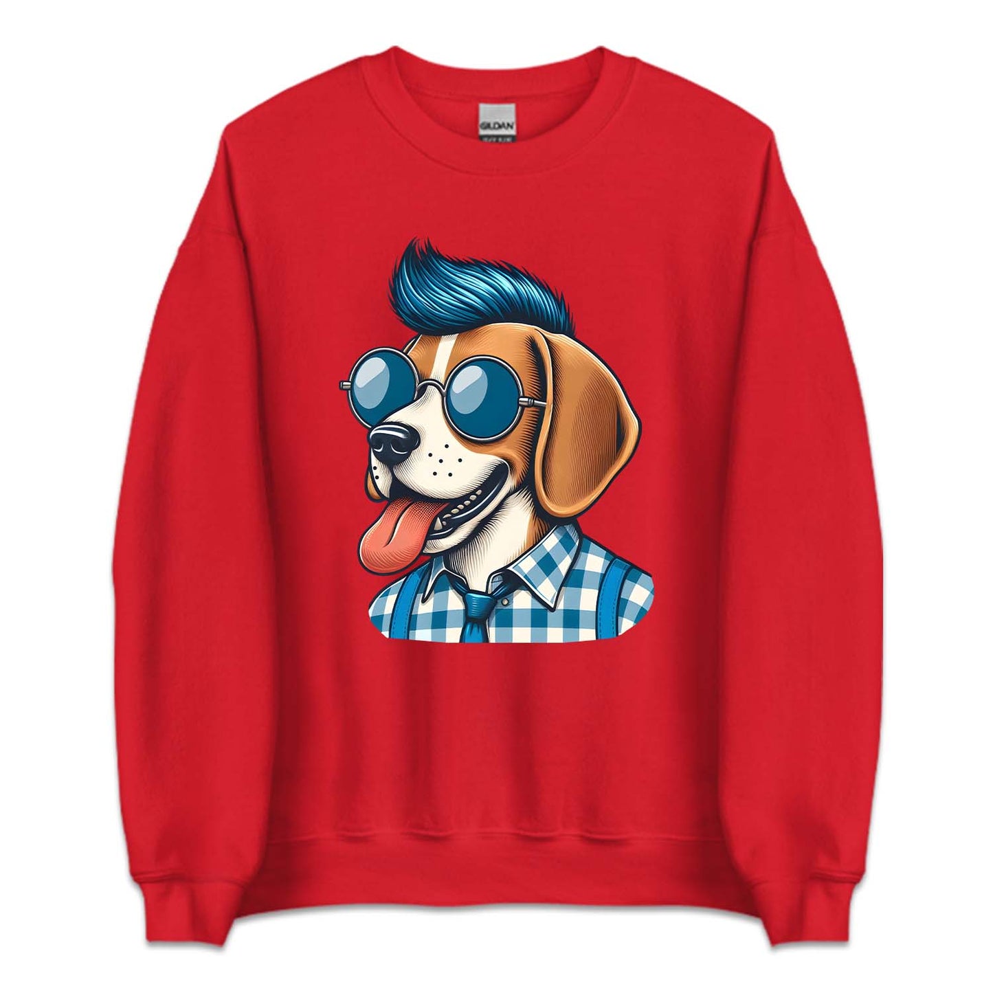 Beagle Punk Dog with Sunglasses Spiked Hair | PRODUCT CODE: BGLEDOPNK