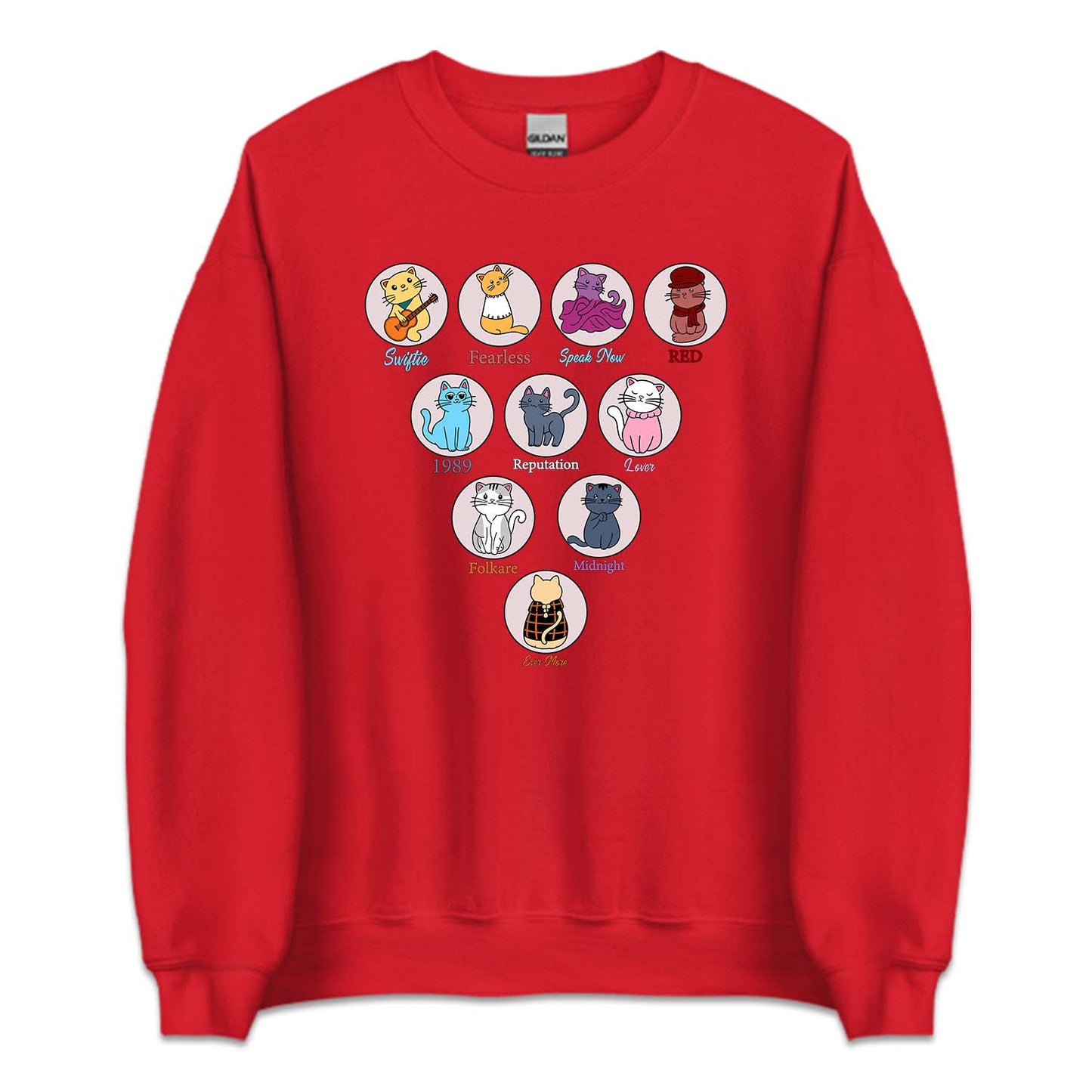 Adorable Swiftie Cat Collection Retro Swiftie Merchandise | PRODUCT CODE: ADTYLSFTCL