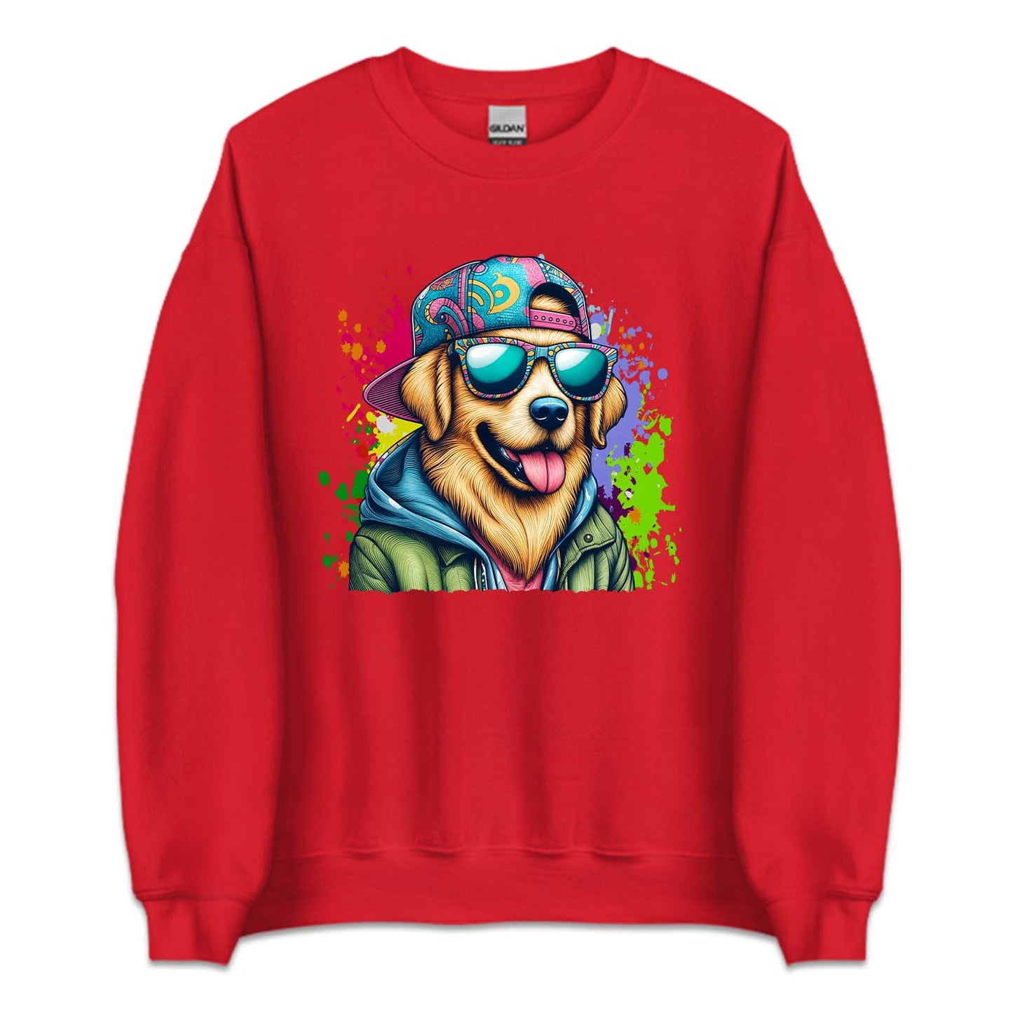 Golden Retriever Dog with Sunglasses | PRODUCT CODE: GLODRVTKNP