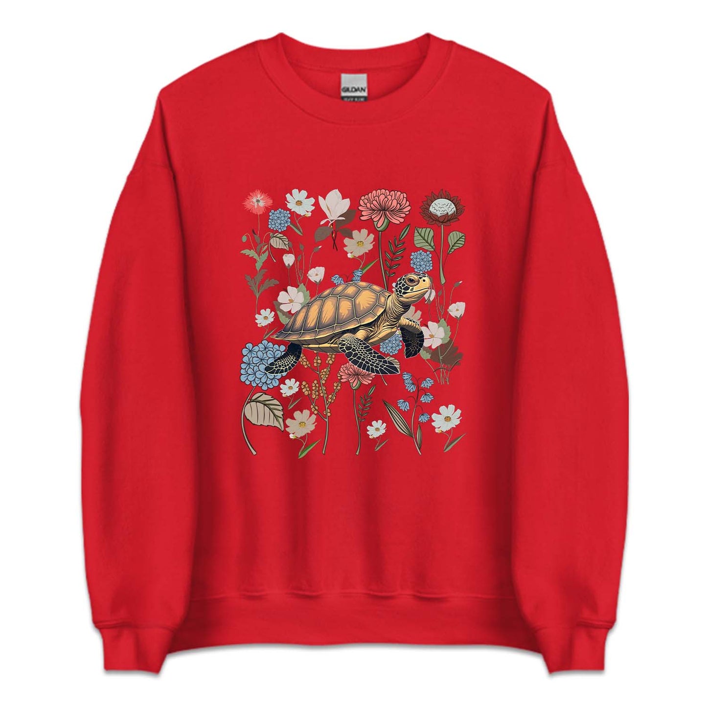 Vintage Floral Sea Turtle | PRODUCT CODE: VGTFLOSERT