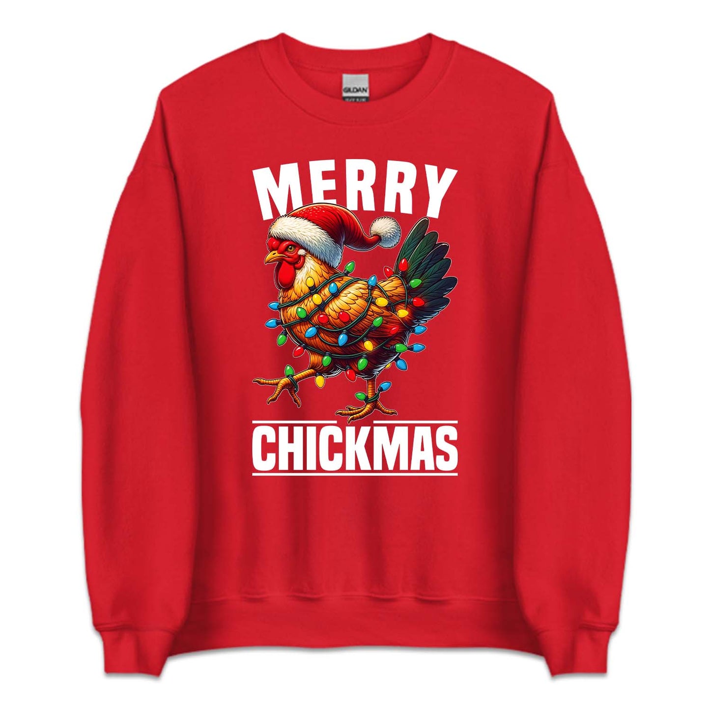 Merry Chickmas Christmas Chicken Xmas Farm Animal | PRODUCT CODE: MYRCHKRMNL