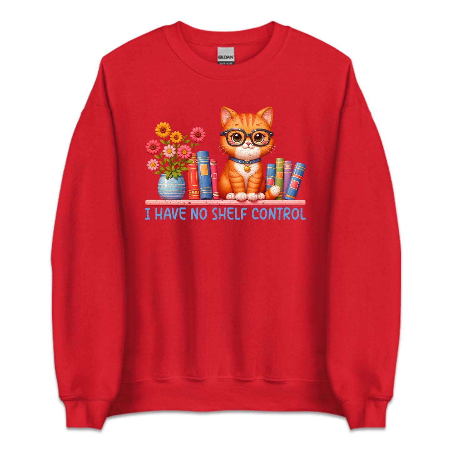 I Have No Shelf Control Cat and Books | PRODUCT CODE: HVNSHLFCN