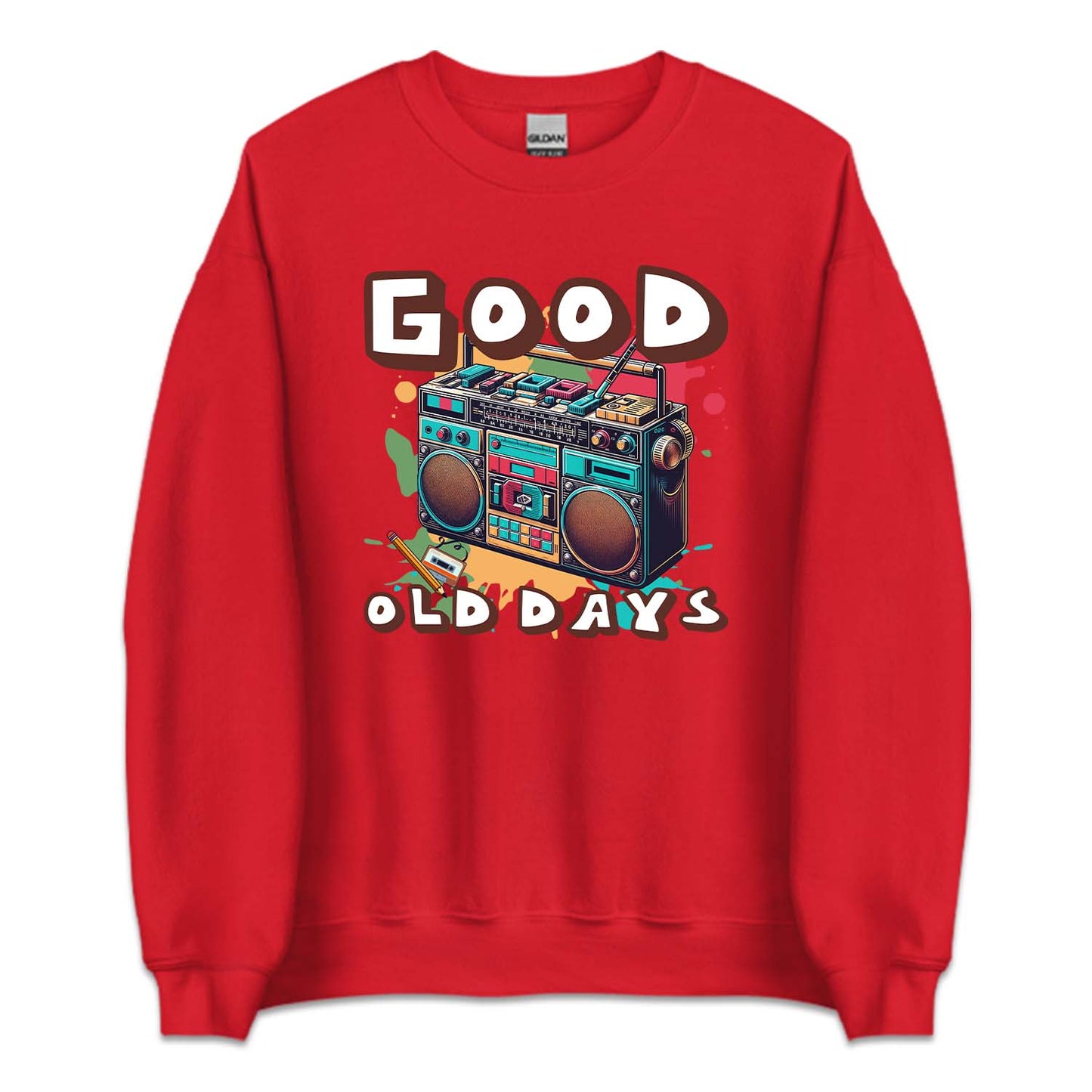 Retro Colorful 80s Cassette Good Old Days | PRODUCT CODE: GDLYSBMOX