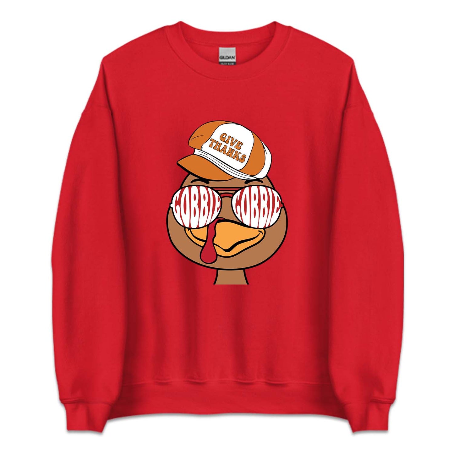 Give Thanks Gobble Gobble Thanksgiving Funny Turkey | PRODUCT CODE: GVTHNKSGBLE