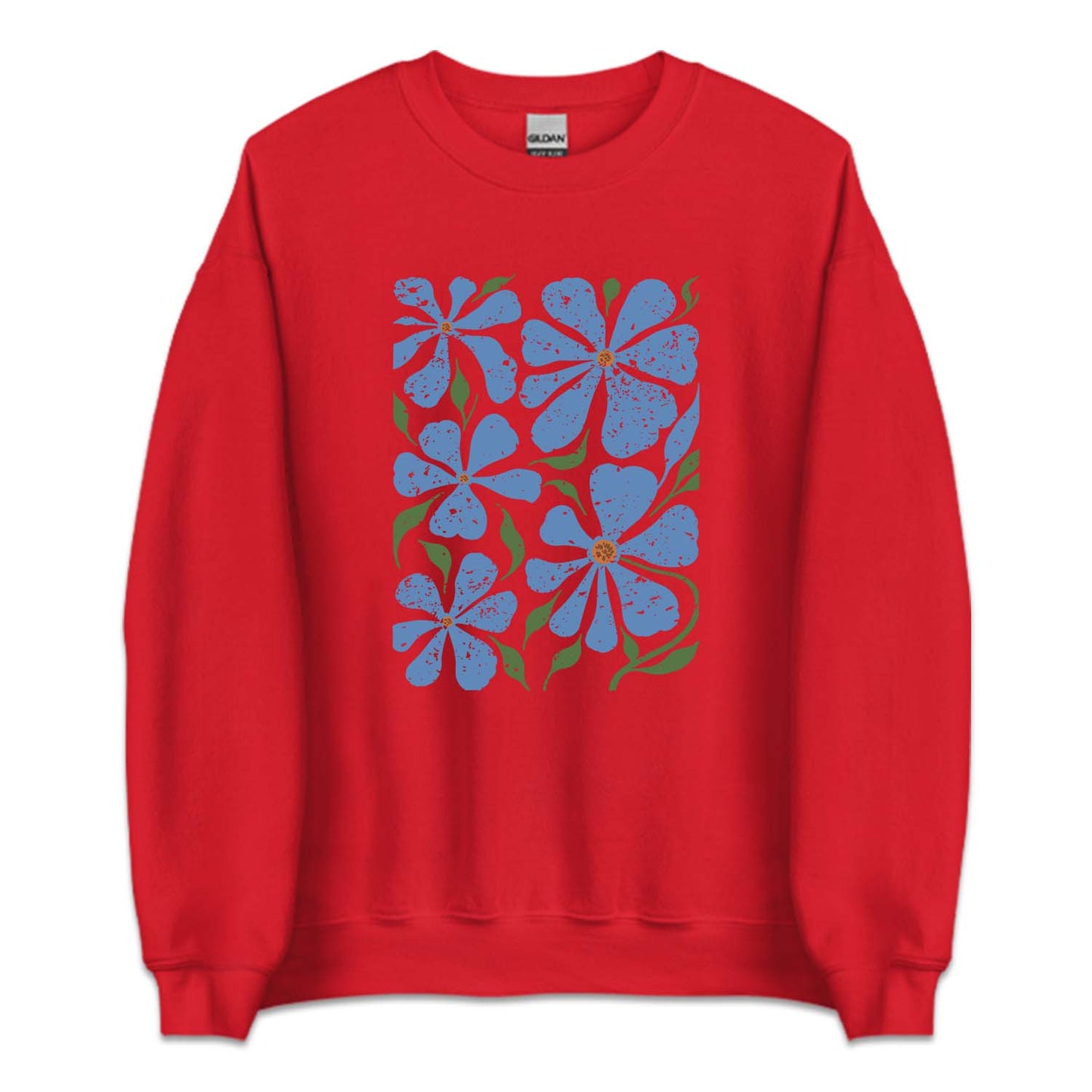 Vintage Floral Boho Blue Daisy Flowers | PRODUCT CODE: DSYFLORBH