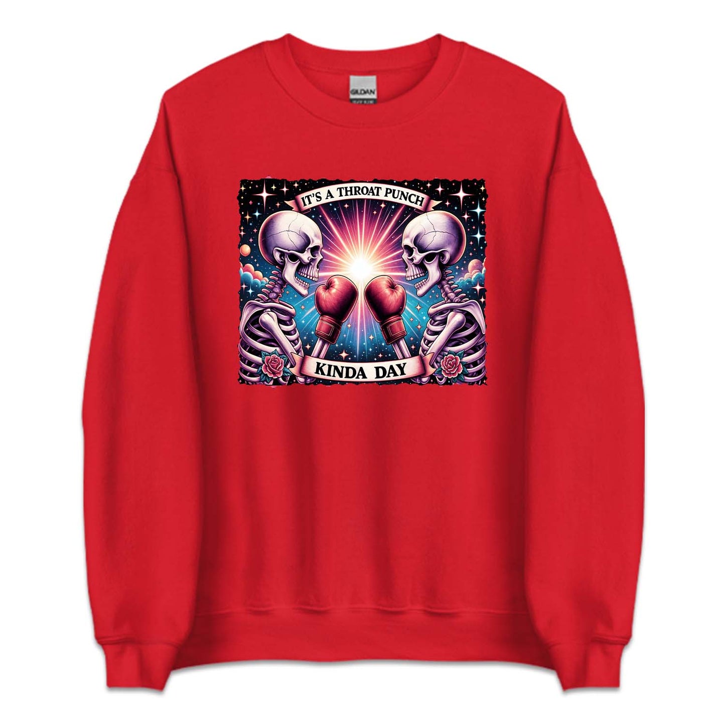 It's A Throat Punch Kinda Day Snarky Skeletons | PRODUCT CODE: ITHRAPNCKN