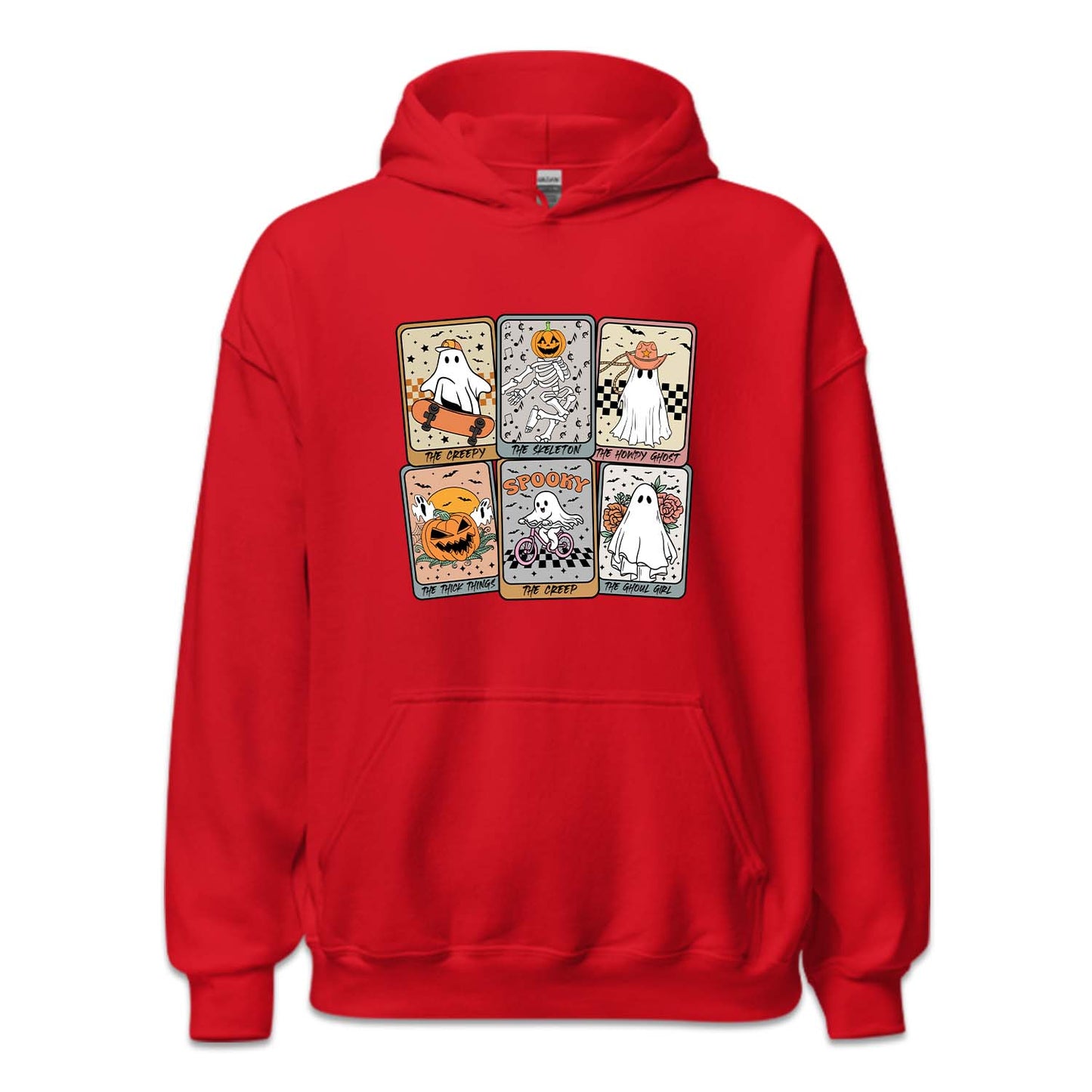 Retro Halloween Ghost Tarot Cards Spooky Ghostly Season | PRODUCT CODE: HLWGSOTHR