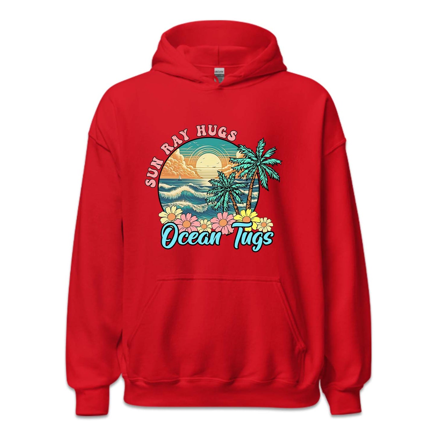 Retro Summer Sun Ray Hugs Ocean Tugs | PRODUCT CODE: SNRYHGOC