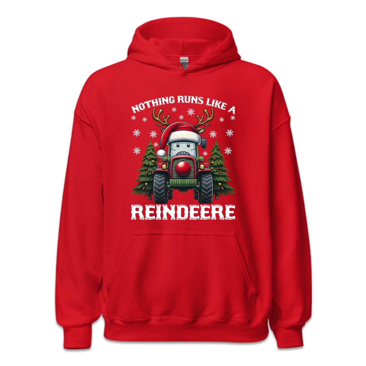 Reindeer Tractor Christmas Nothing Runs Like Reindeer Xmas Farming | PRODUCT CODE: RNDRTRCHMG