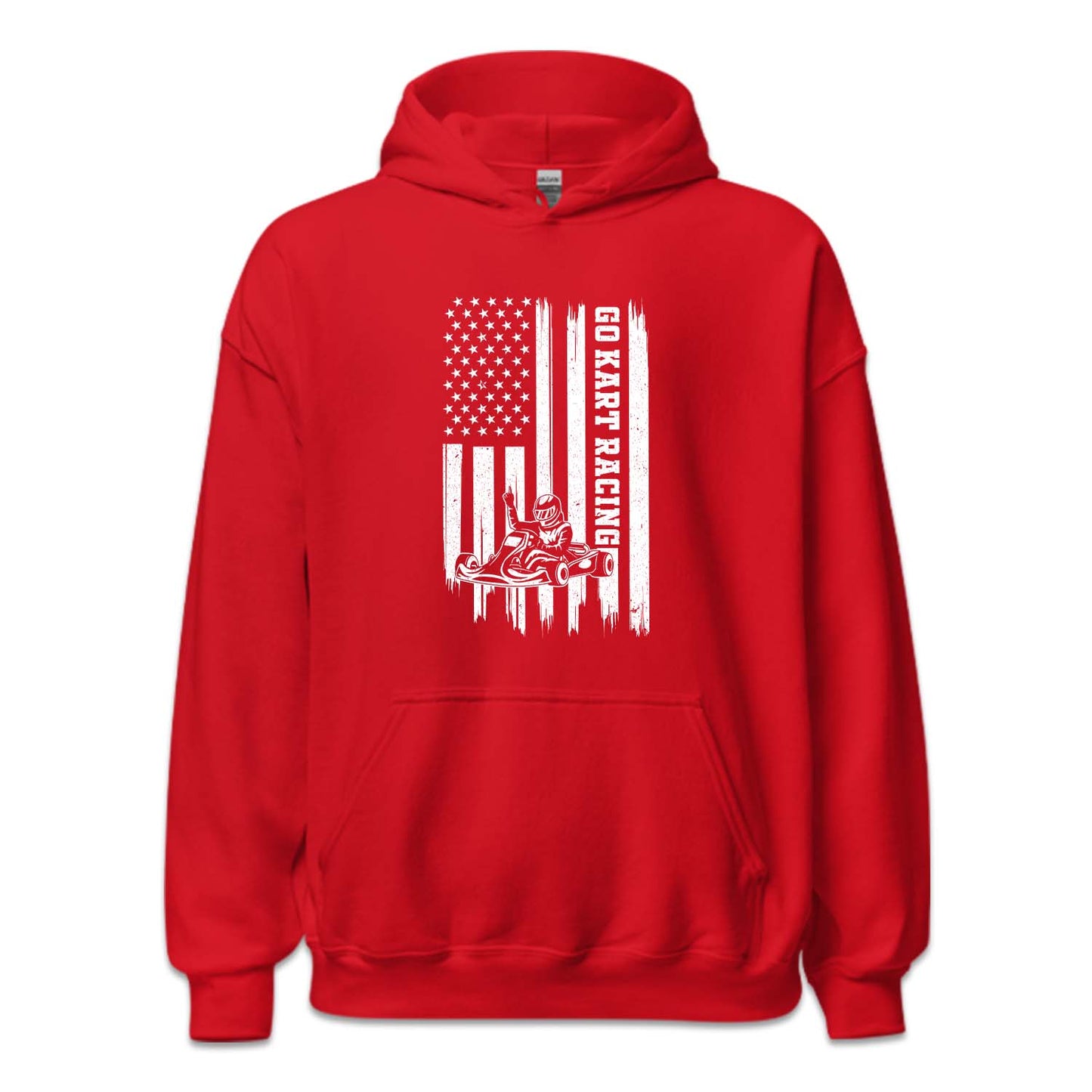 USA Flag Go Kart Racing Lover | PRODUCT CODE: GKRTAMUSFL