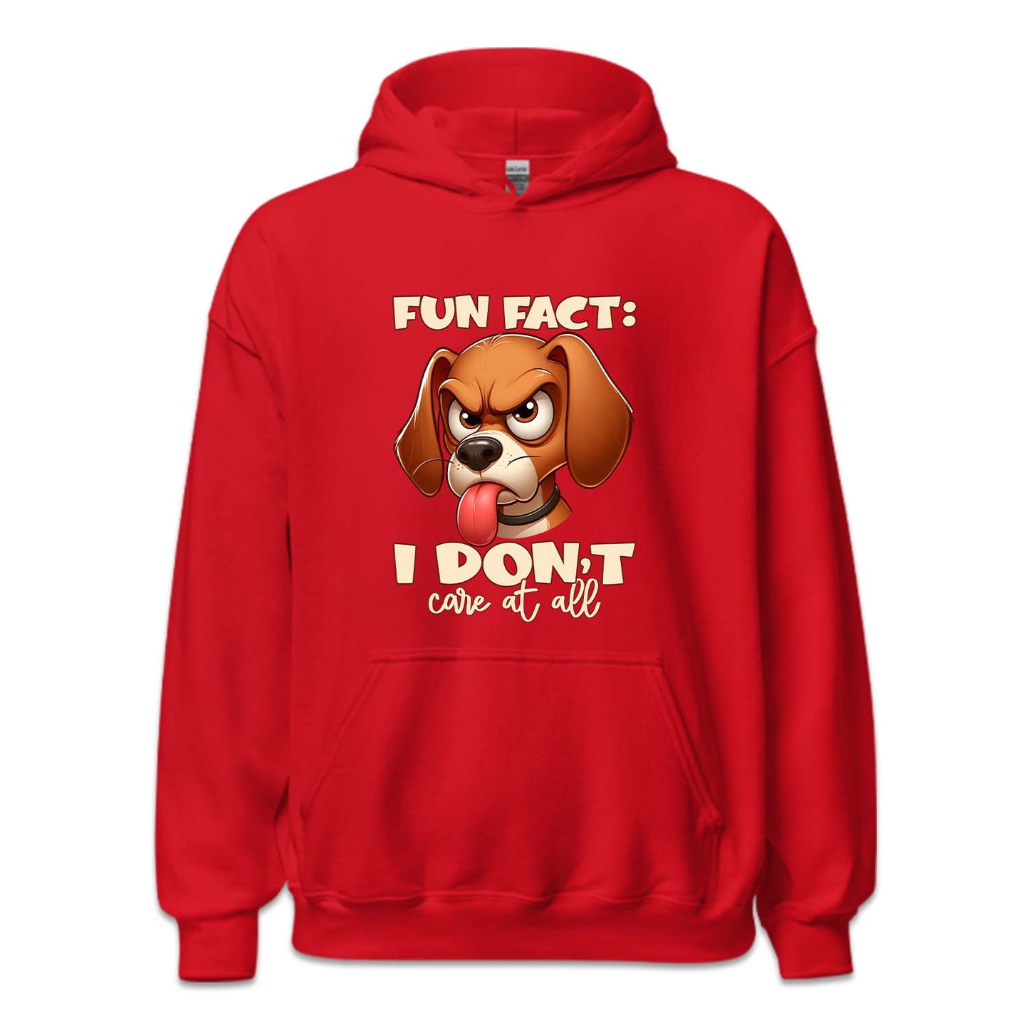 Fun Fact I Don't Care At All Angry Cartoon Dog | PRODUCT CODE: ANGCRTDPSC