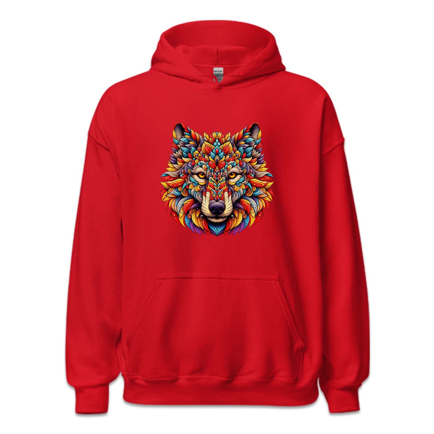 Psychedelic Colorful Wolf Wild Animal | PRODUCT CODE: PSYDLCWLF