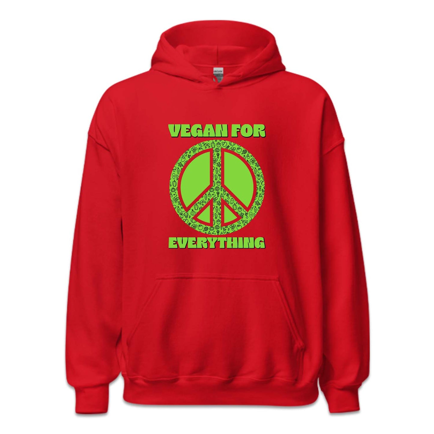 Vegan For Everything Peace Sign Eco-Friendly Veganism Awareness | PRODUCT CODE: VNGFREVTHN