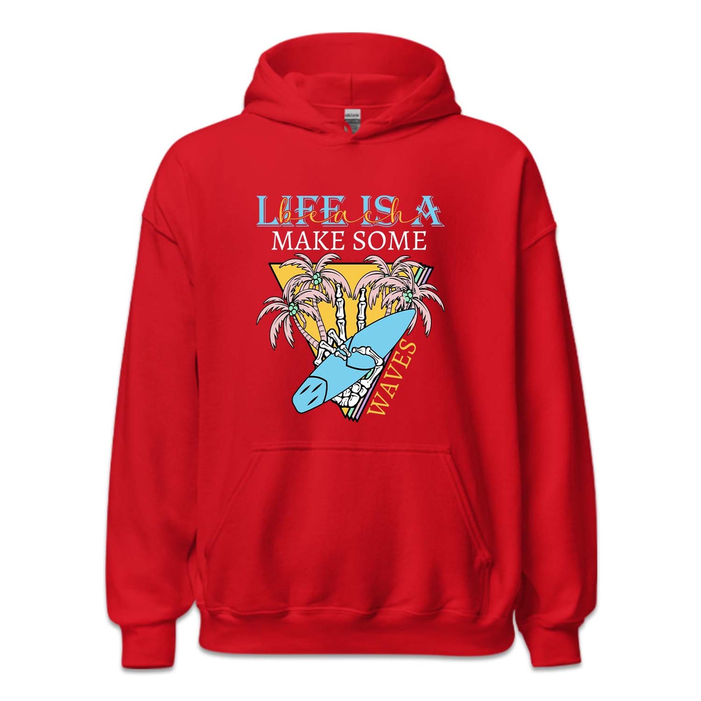 Life is a Beach Make Some Waves Surfing Skeleton | PRODUCT CODE: LFSABCHMK