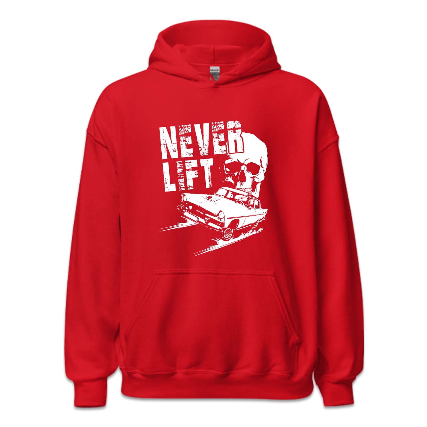 Never Lift Skull Car Enthusiasts Drag Racing | PRODUCT CODE: SKLCRNVRLF